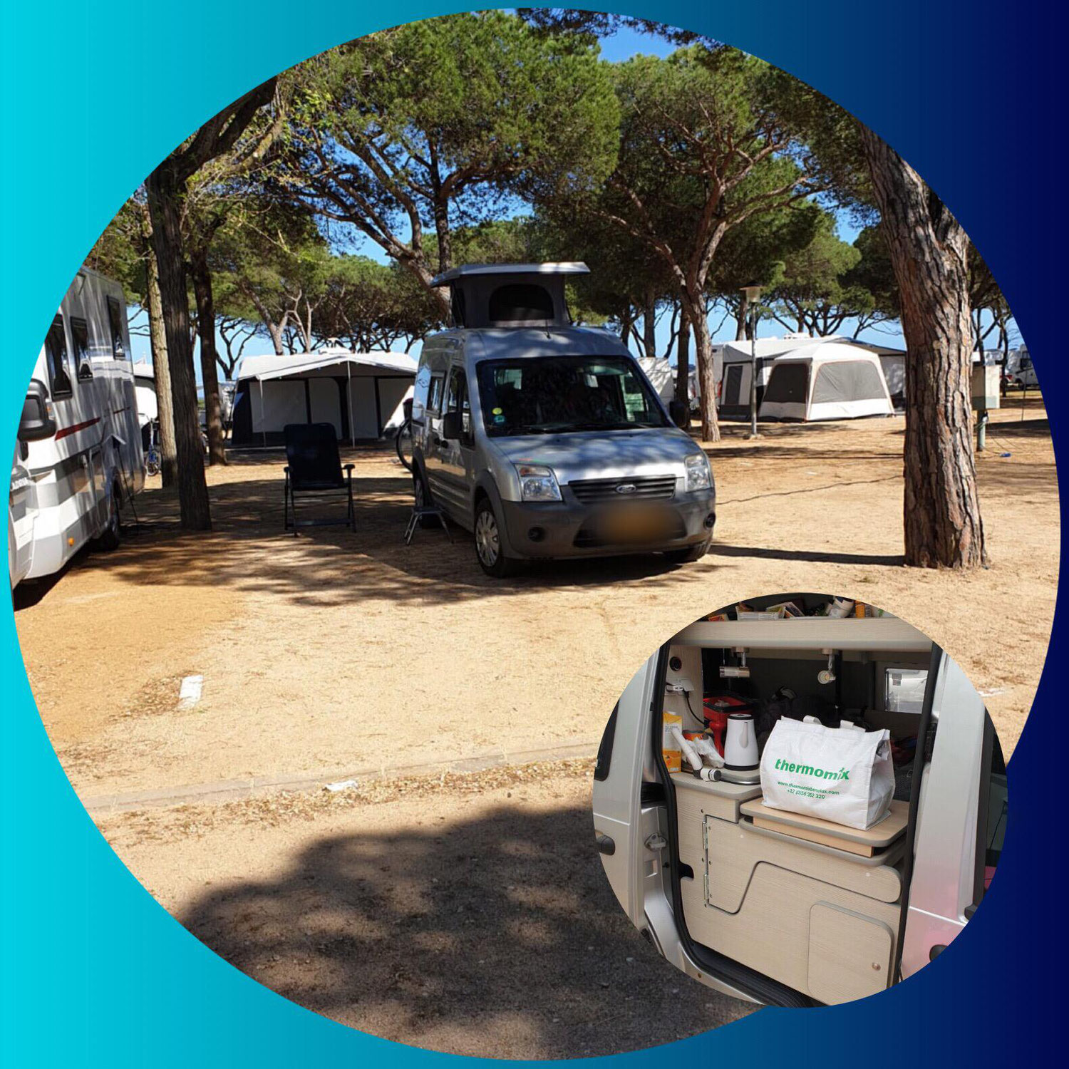 Anne op reis met mini camper en Thermomix® TM5