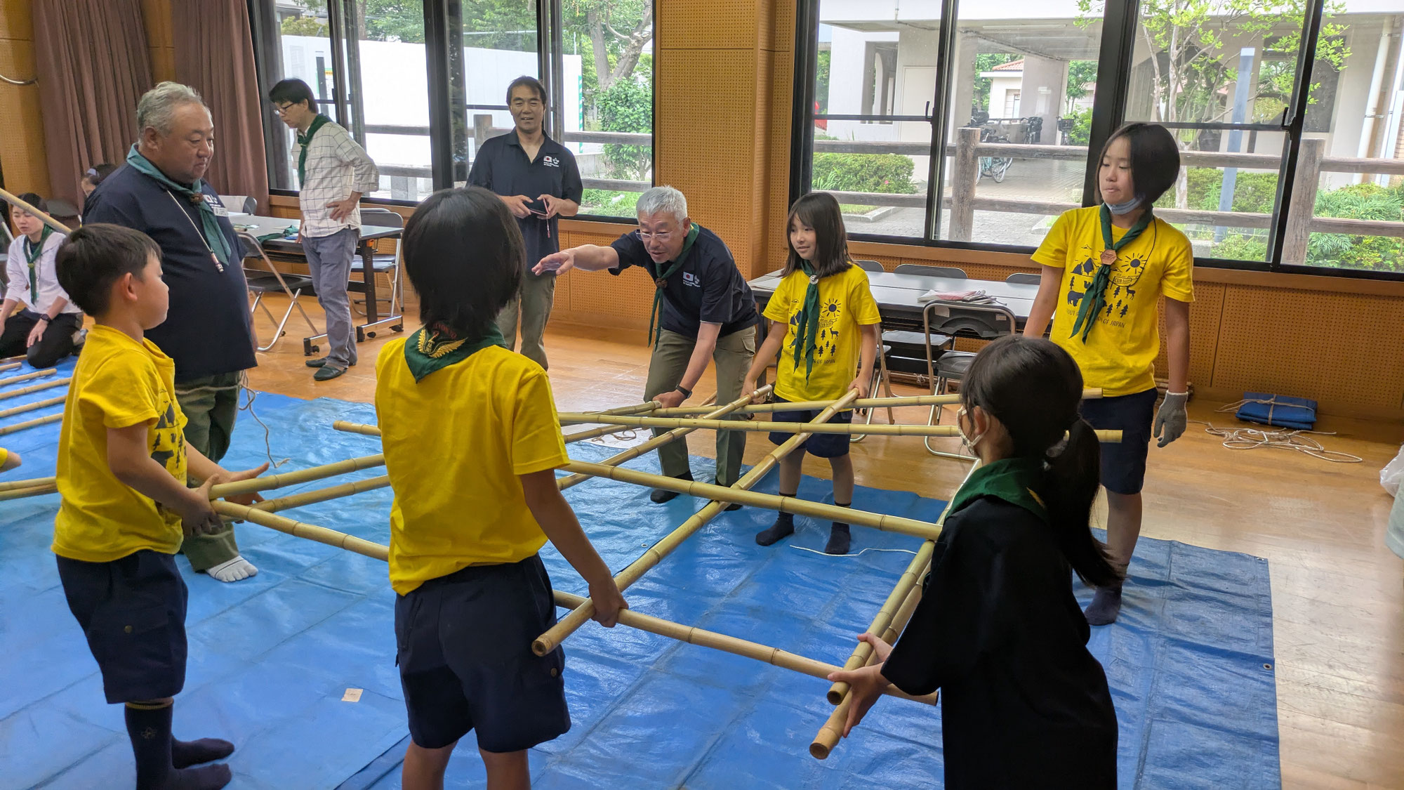 【カブ隊】イカダ準備集会