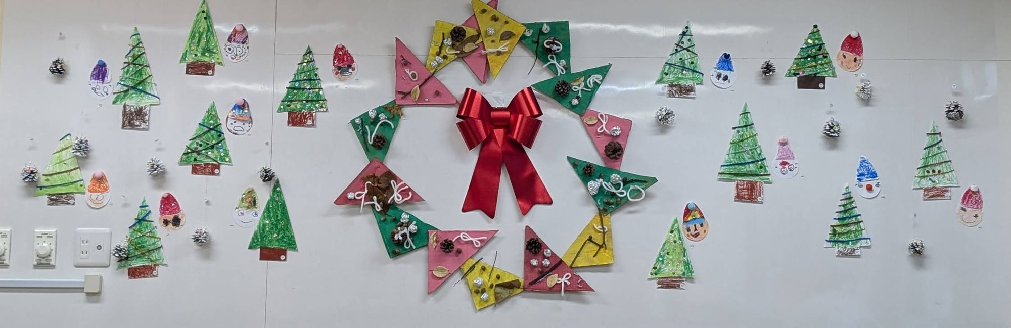 12月の壁面制作