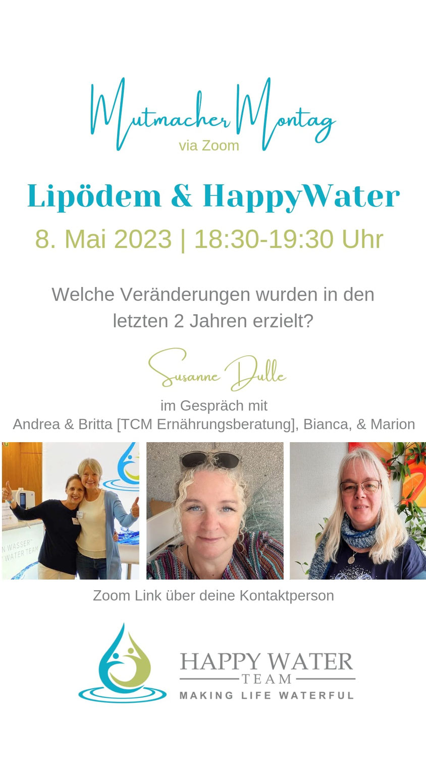 Lipödem & Happy Water- Aufzeichnung