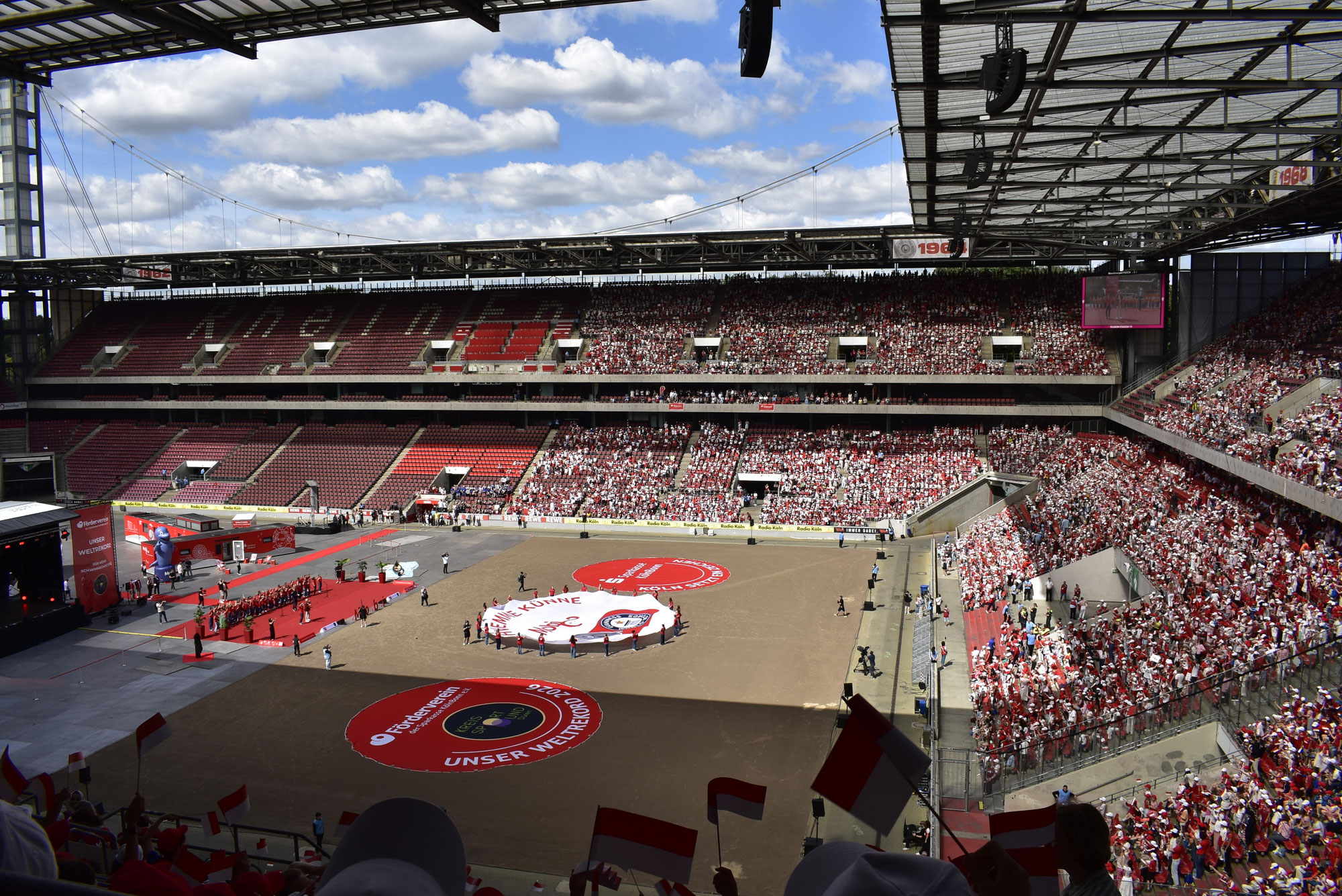 Weltrekord im Stadion