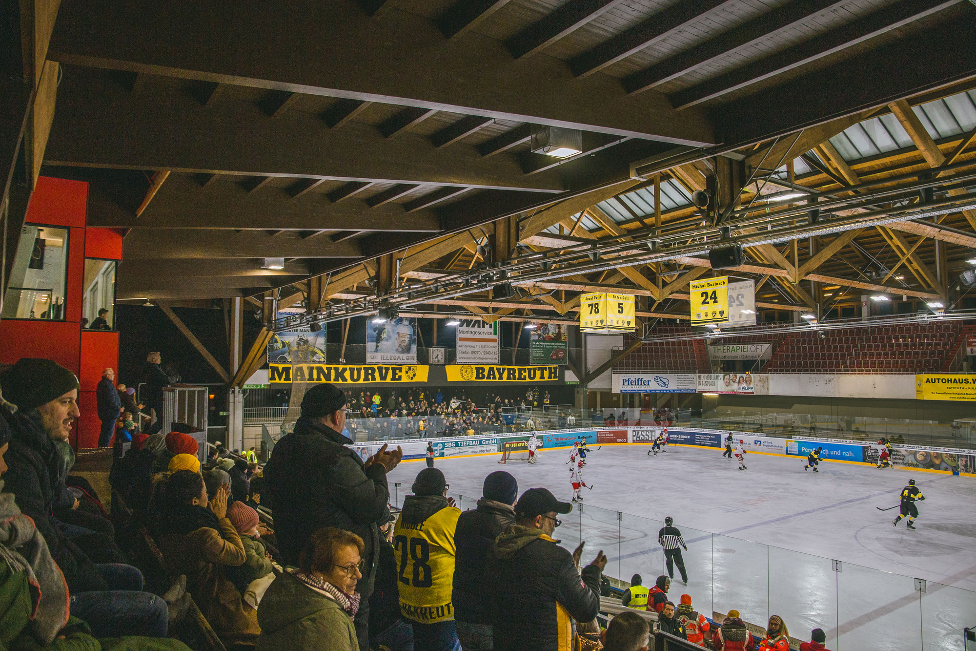 Groundhopping: EHC Bayreuth vs. VER Selb 1b