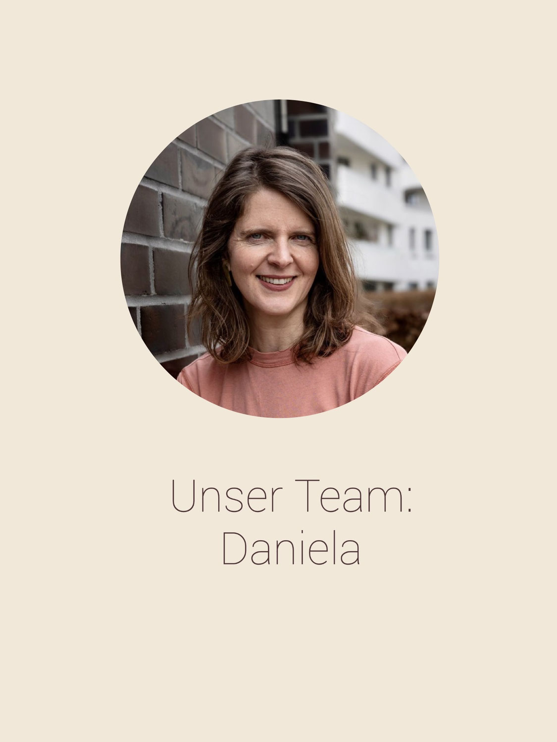 Unser Team: Daniela