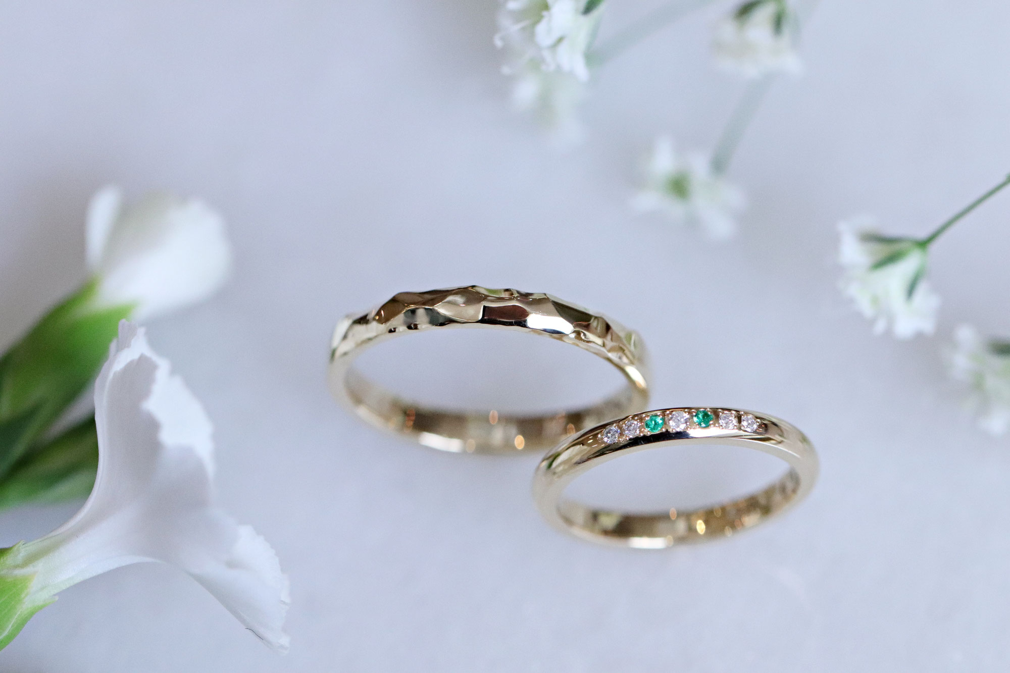 山好きなおふたりが作る、世界にひとつの結婚指輪