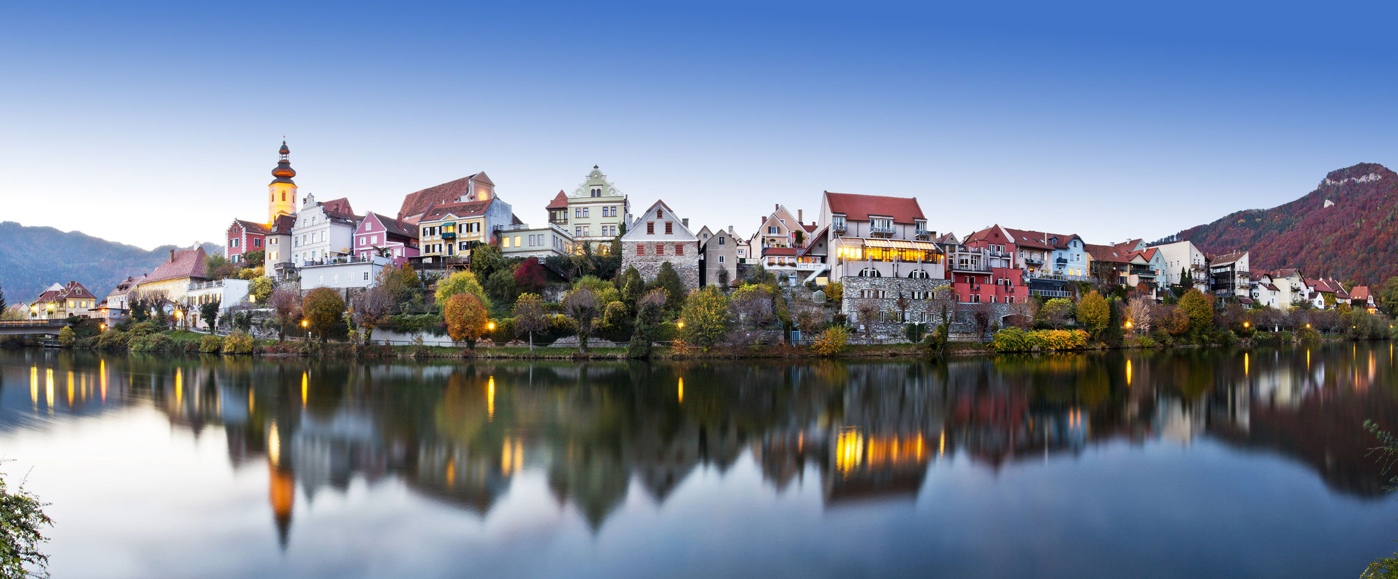 Город шпиц на Дунае Австрия фото