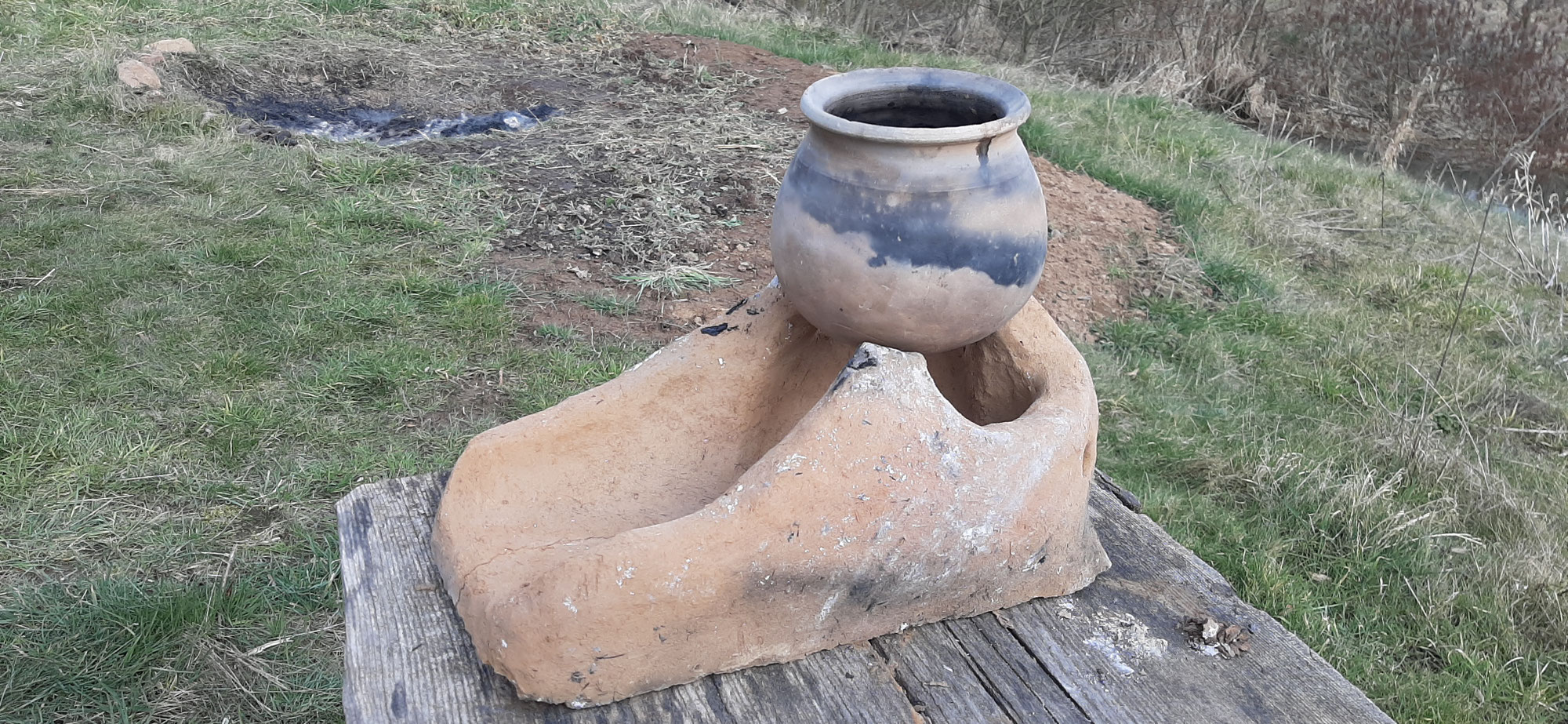 Kleines Experiment der AG Keramik