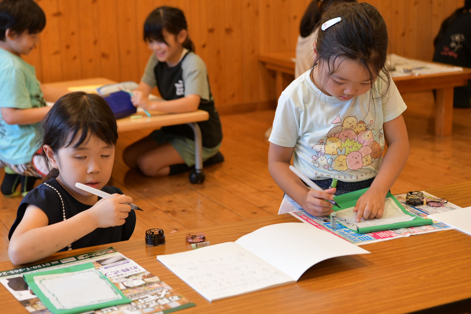 敬老の日制作～掛け軸で感謝を伝えよう～