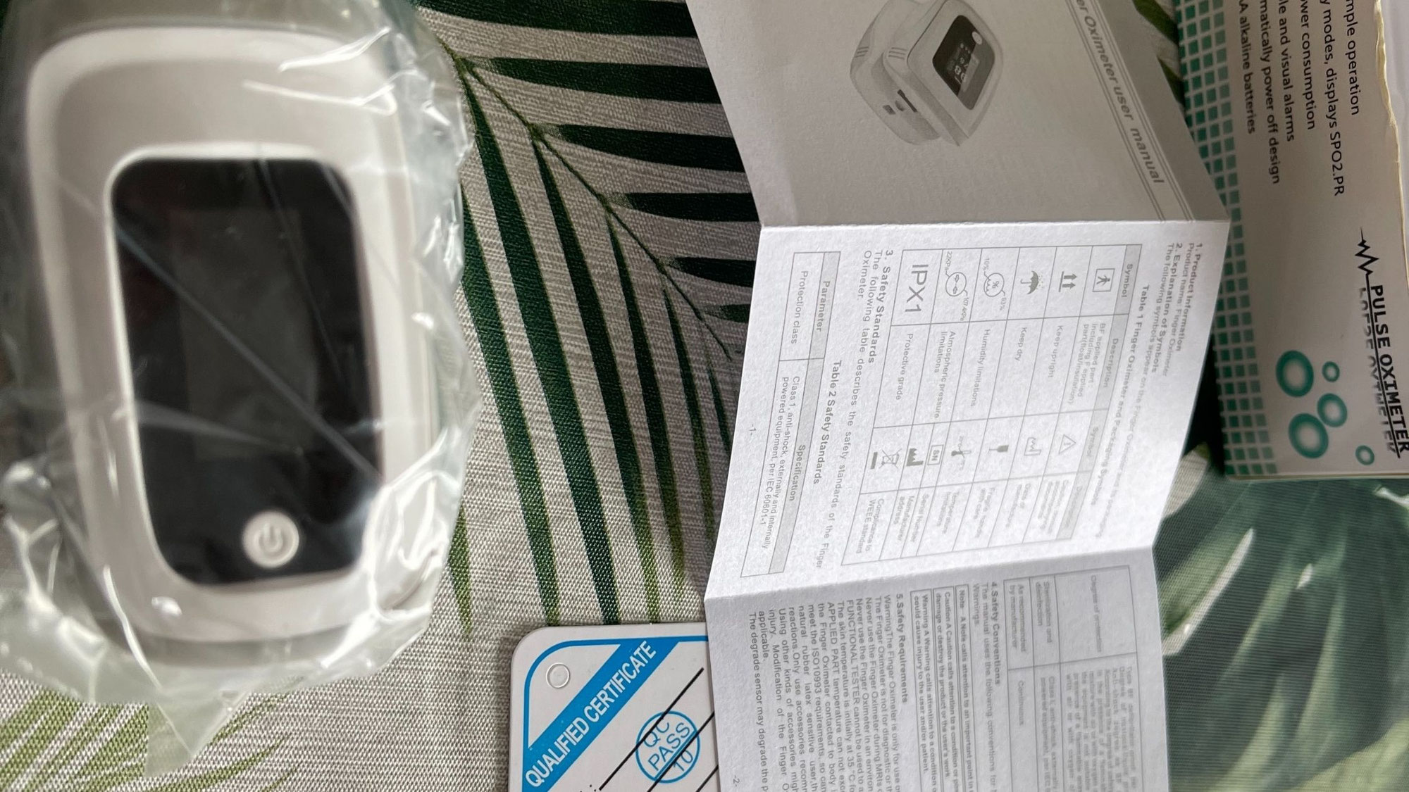 パルスオキシメーター〜日本製と書いてあったのに中国製〜
