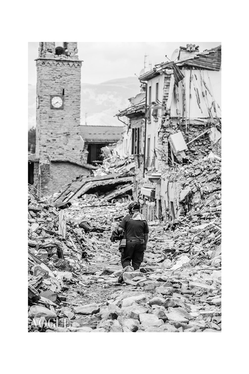 “WORDLESS”, Amatrice - Terremoto Centro Italia ~ PhotoVOGUE by VOGUE