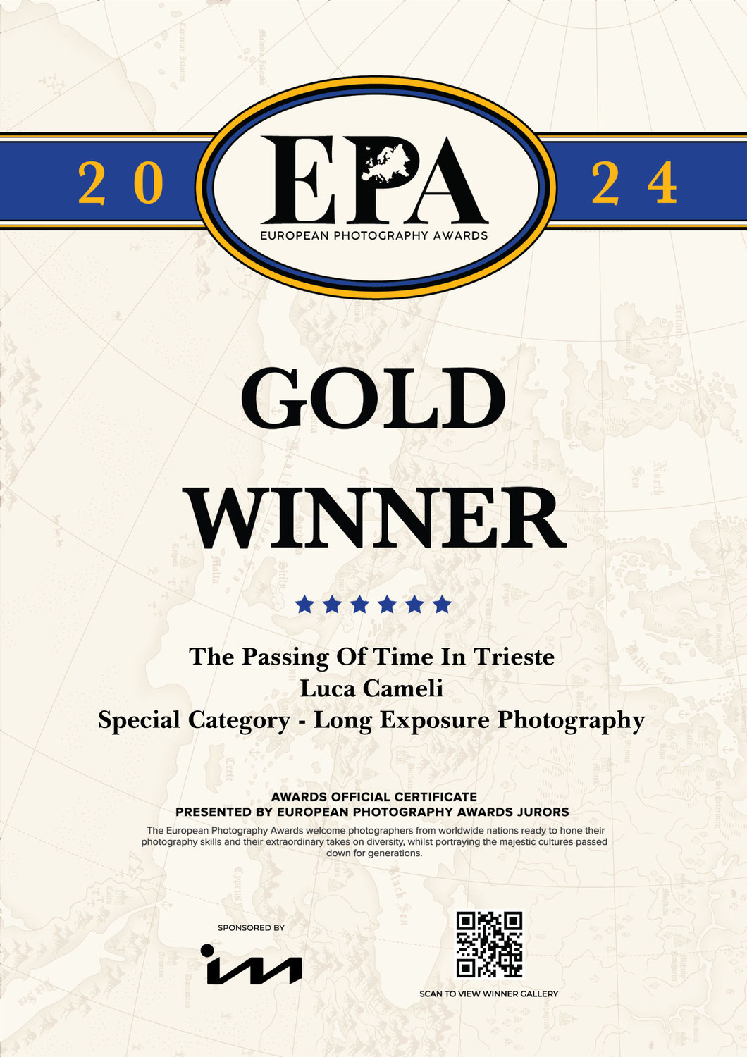 European Photography Awards 2024 ~ Gold Winner • The Passing Of Time In Trieste