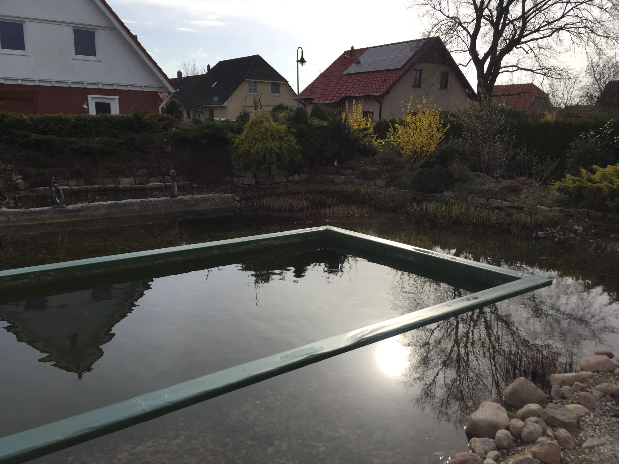 Der erste Teich ist wieder hübsch..
