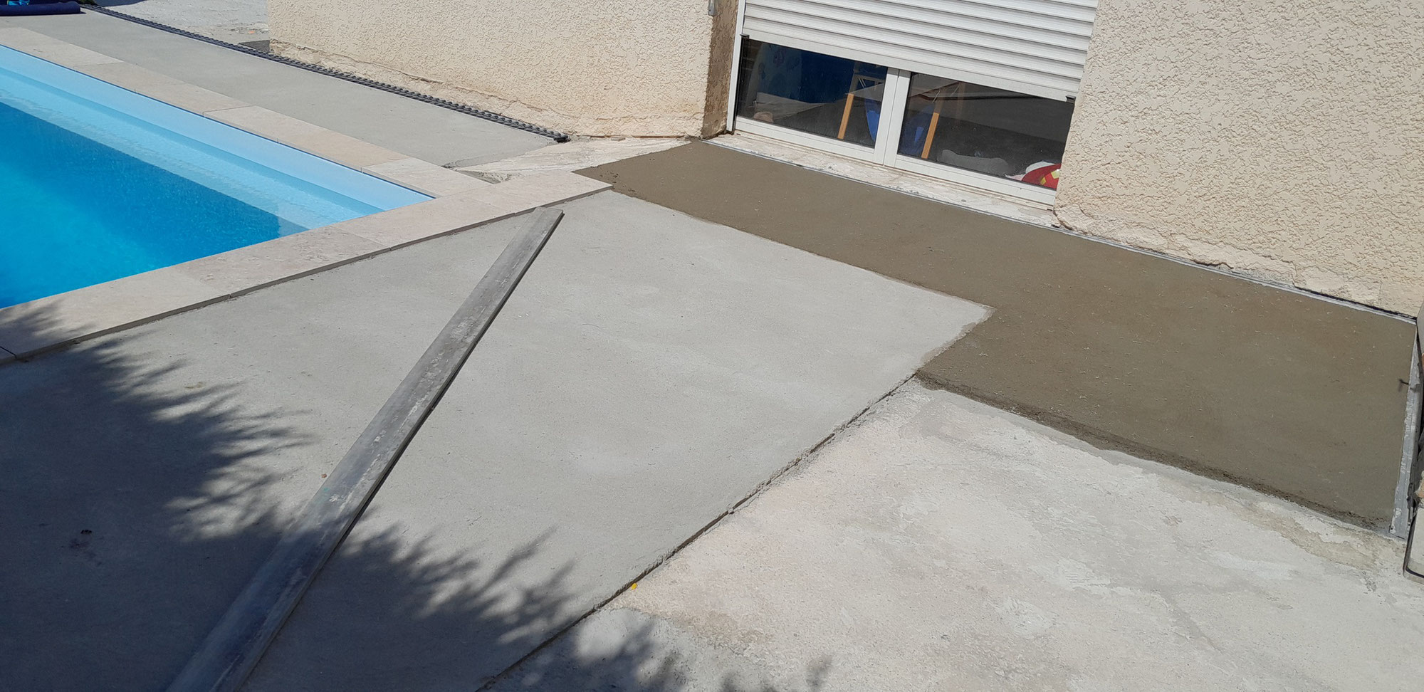 Terrasse, bouts de chape