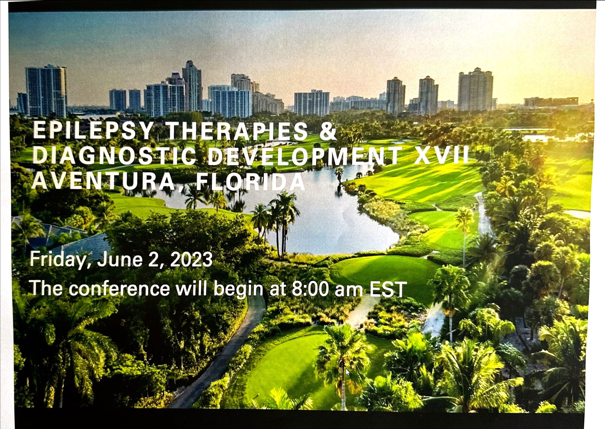 TDD XVII開催 May 31-June 2, 2023 Aventura, Miami, Florida 新薬と技術の開発会議AEDD Trialsは 治療法と診断の開発会議ETDDに名称変更