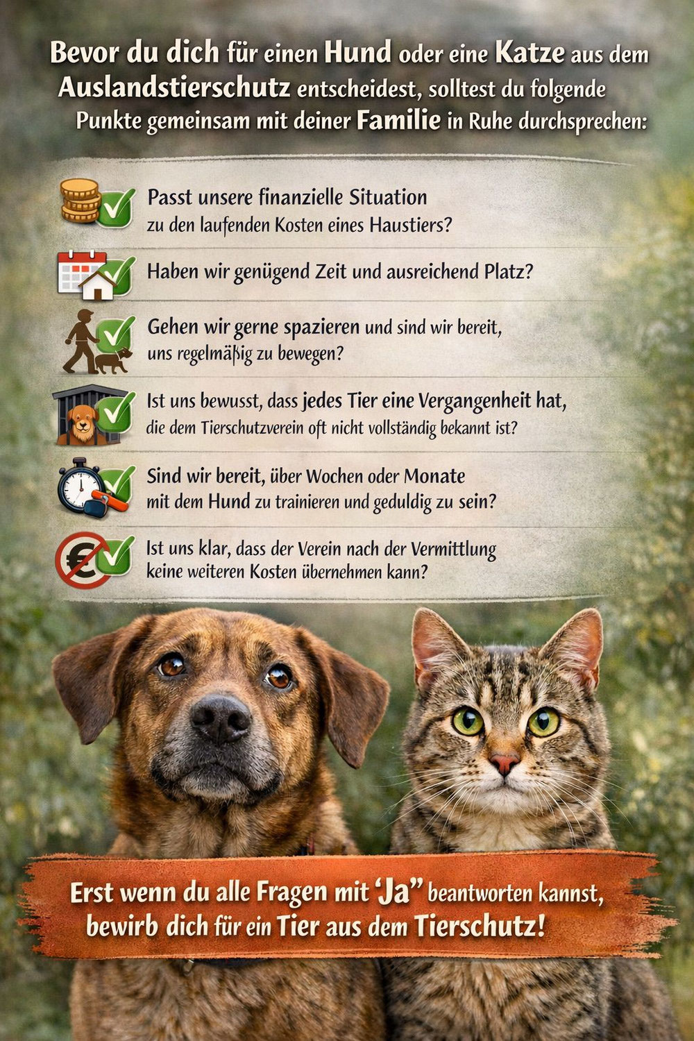 Vor der Vermittlung
