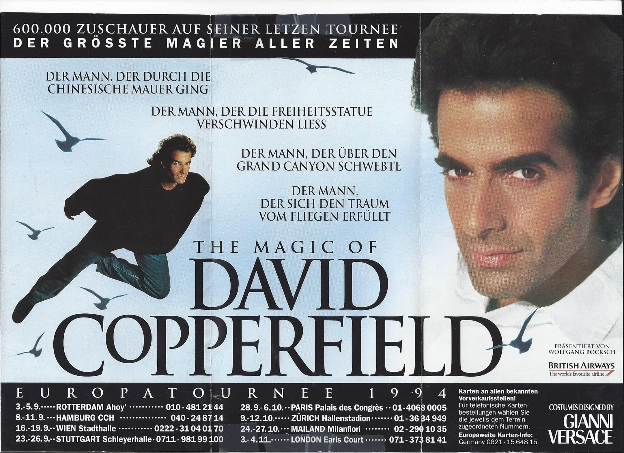 David Copperfield in Österreich