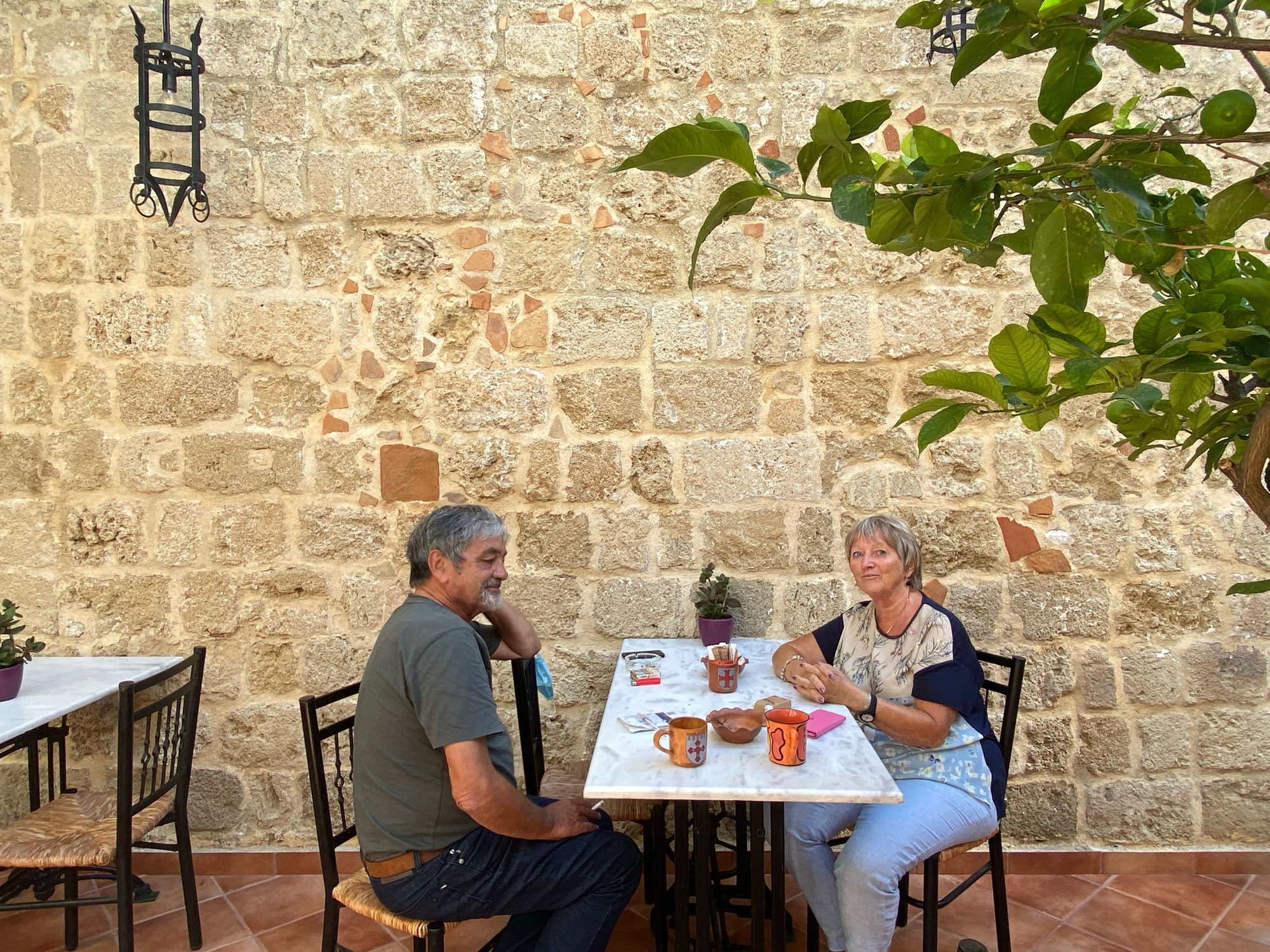 Ein kleines Hotel in der Altstadt von Rhodos