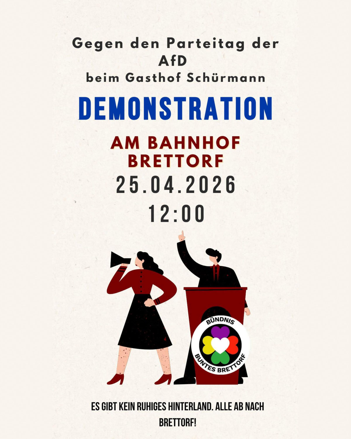Demo gegen AFD-Parteitag 25.04.2026