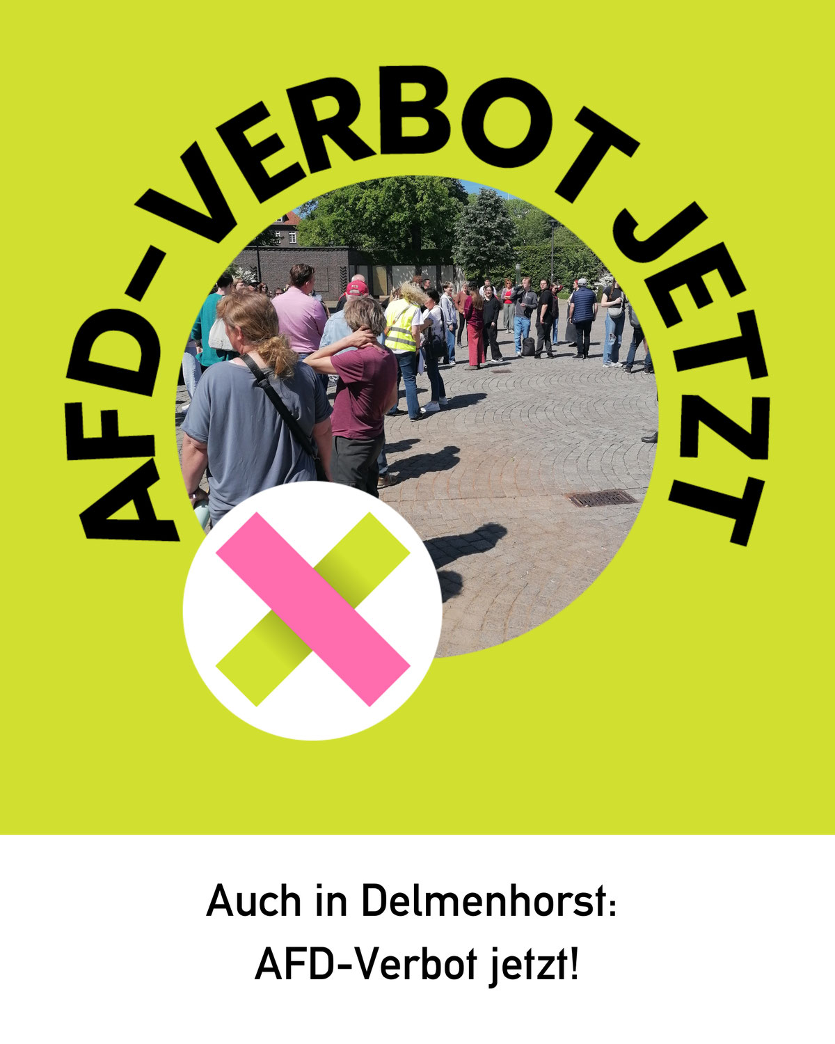 BBgR Delmenhorst unterstützt Kampagne zum AFD-Verbot