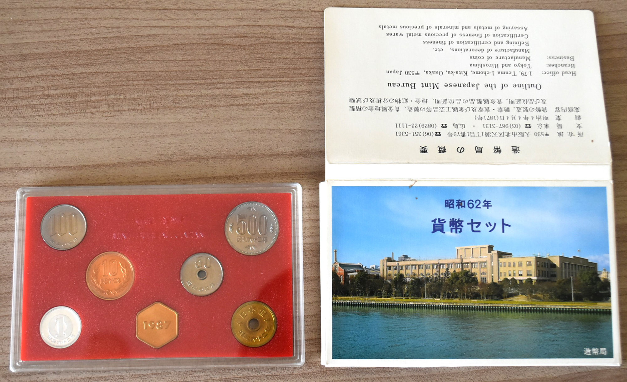 巡寶堂イオンスタイル戸塚店です。昭和62年貨幣セットお買取りです