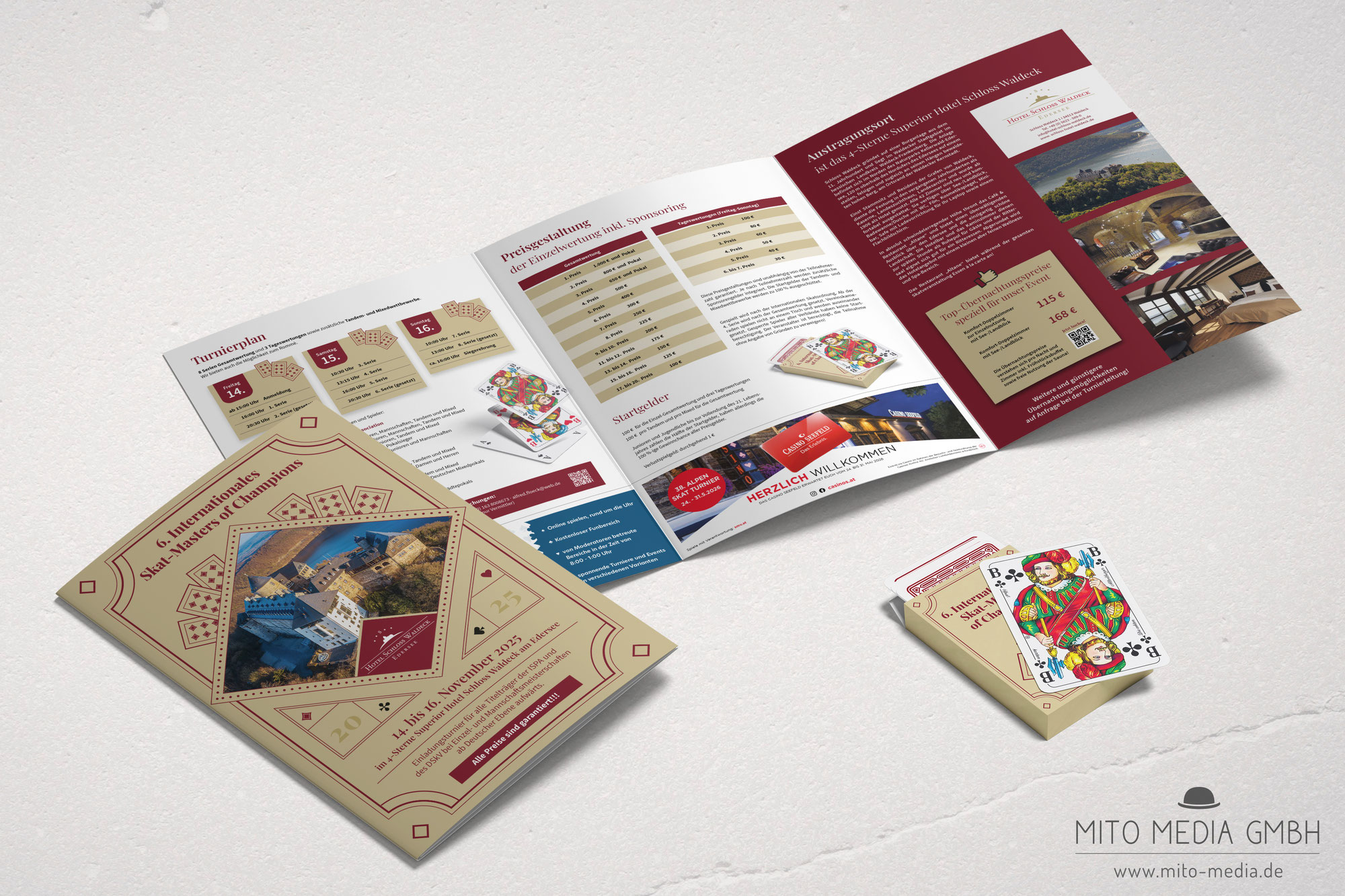 Skatturnier in traumhafter Lage