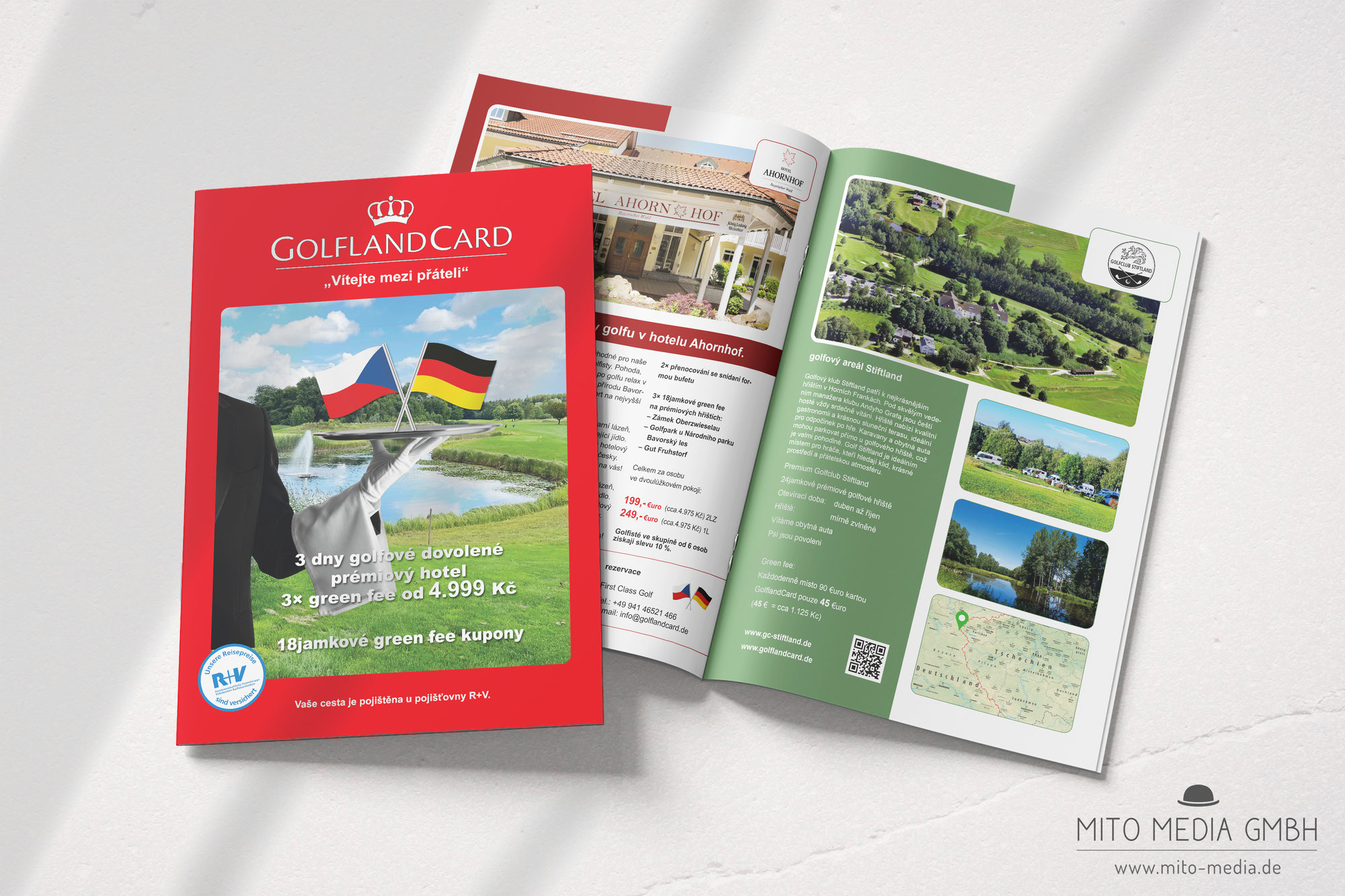 Speziell für die Partner-Golfclubs und Partner-Hotels in der Tschechischen Republik