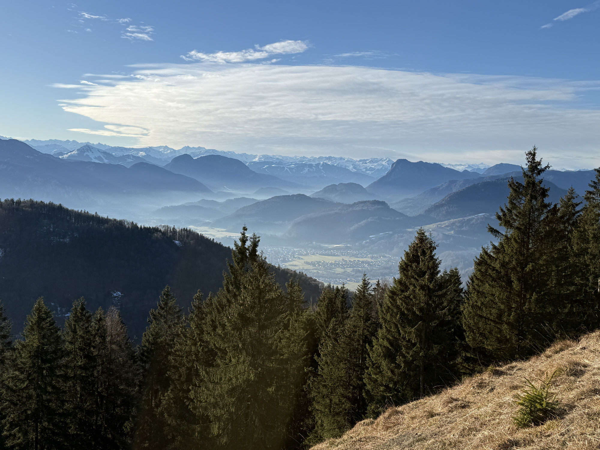 Mikro-Trip zum Kranzhorn zum Einläuten der staden Zeit