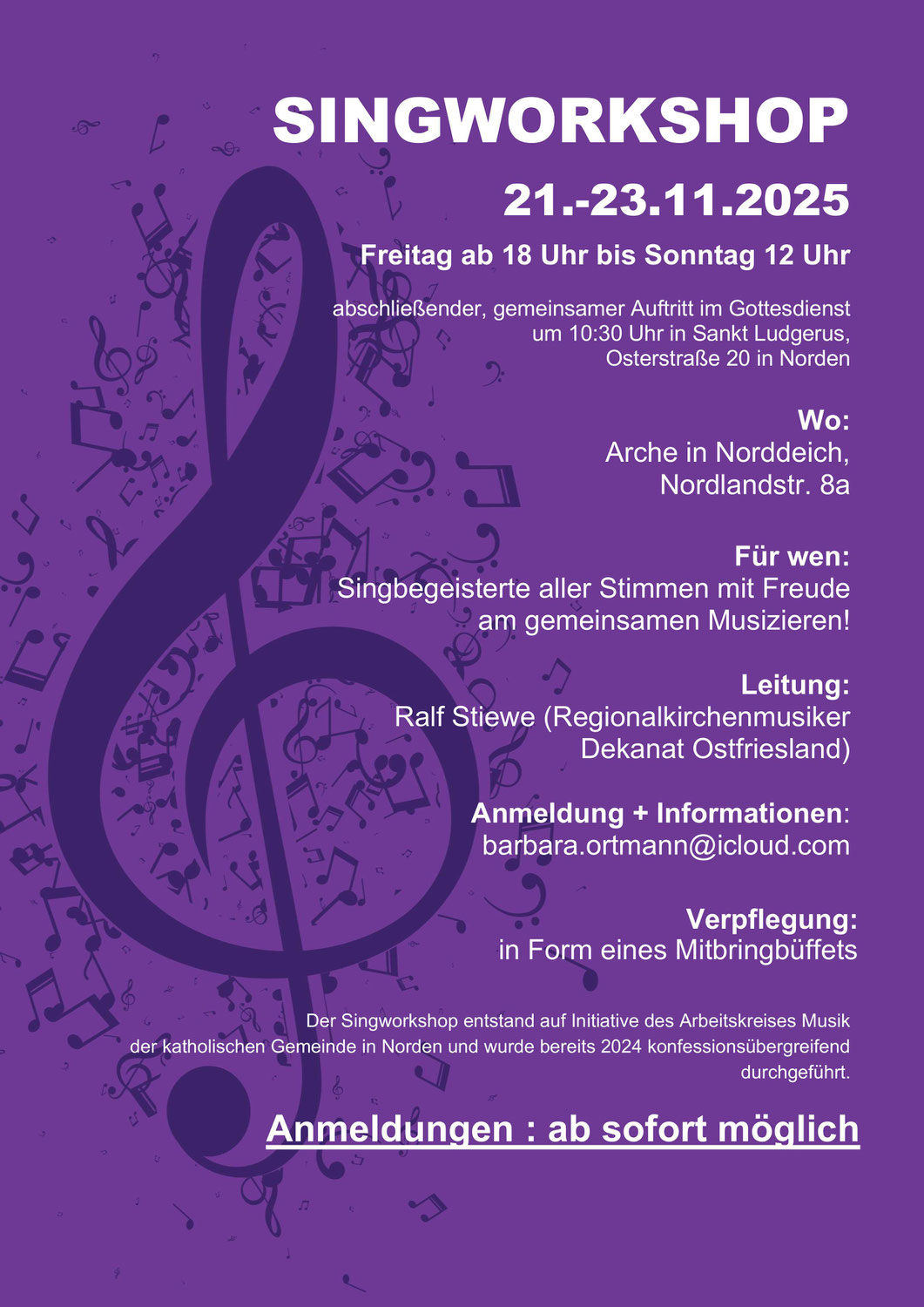 Singworkshop im November