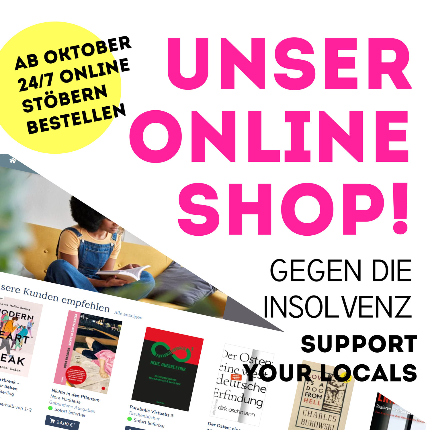 Gegen die Insolvenz - Der Onlineshop ist da!