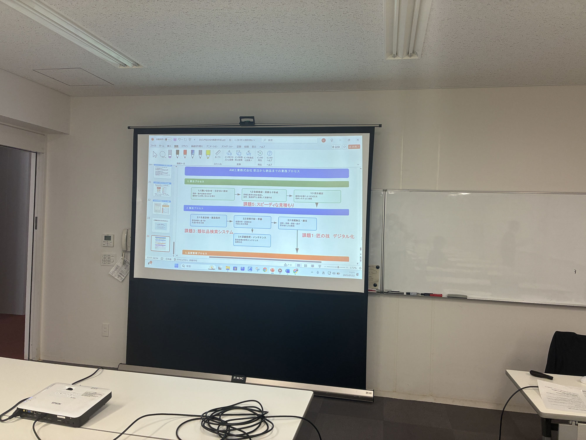 公立小松大学のものづくり人材スキルアッププログラムでDX入門の講師を担当しました