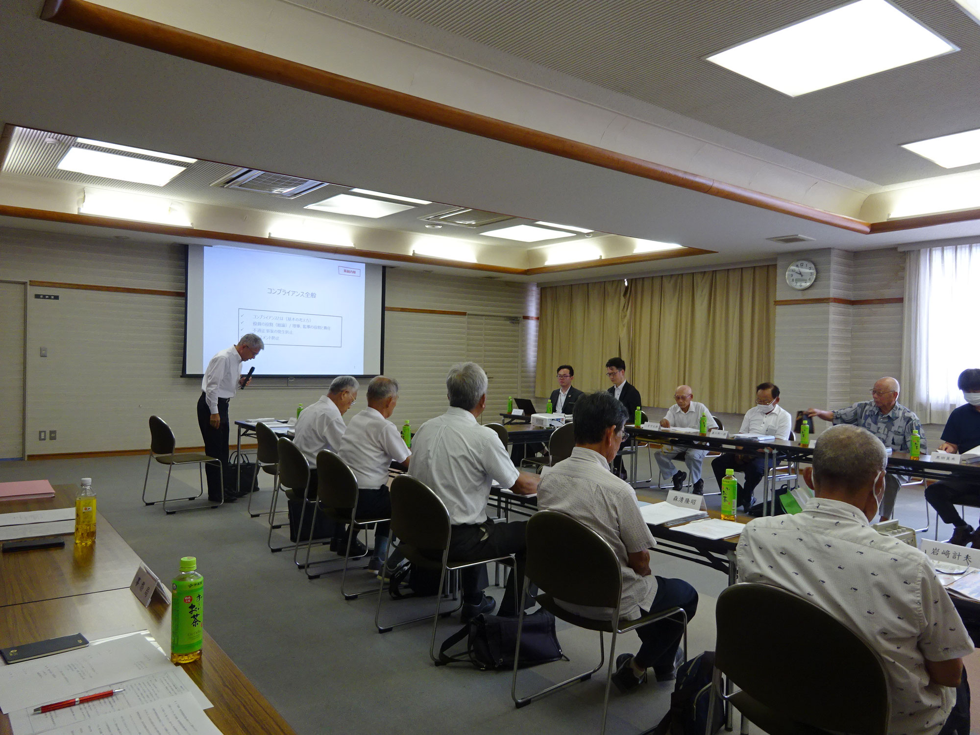 コンプライアンス研修会＆第２回定例理事会開催