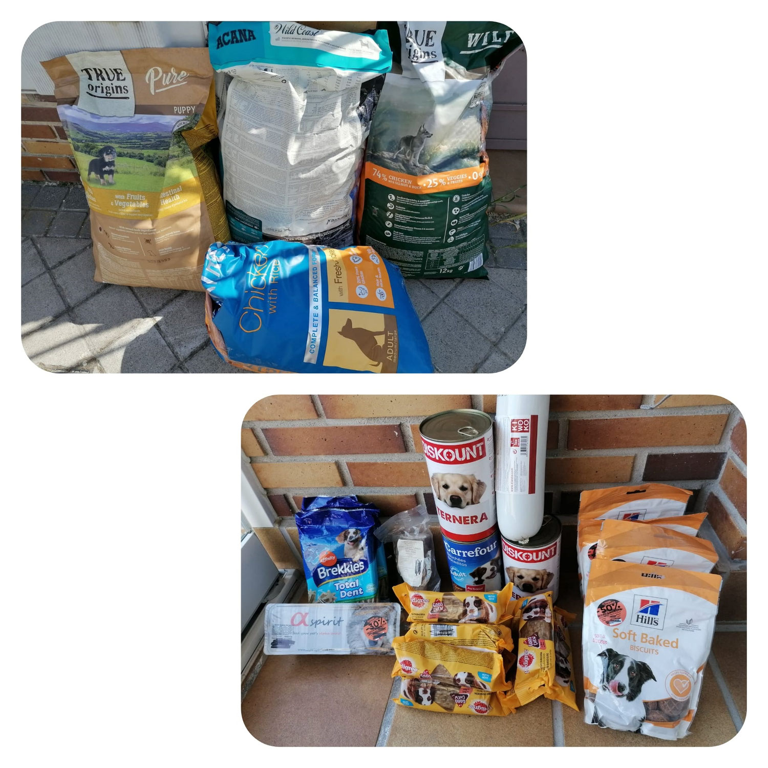 Donación alimento