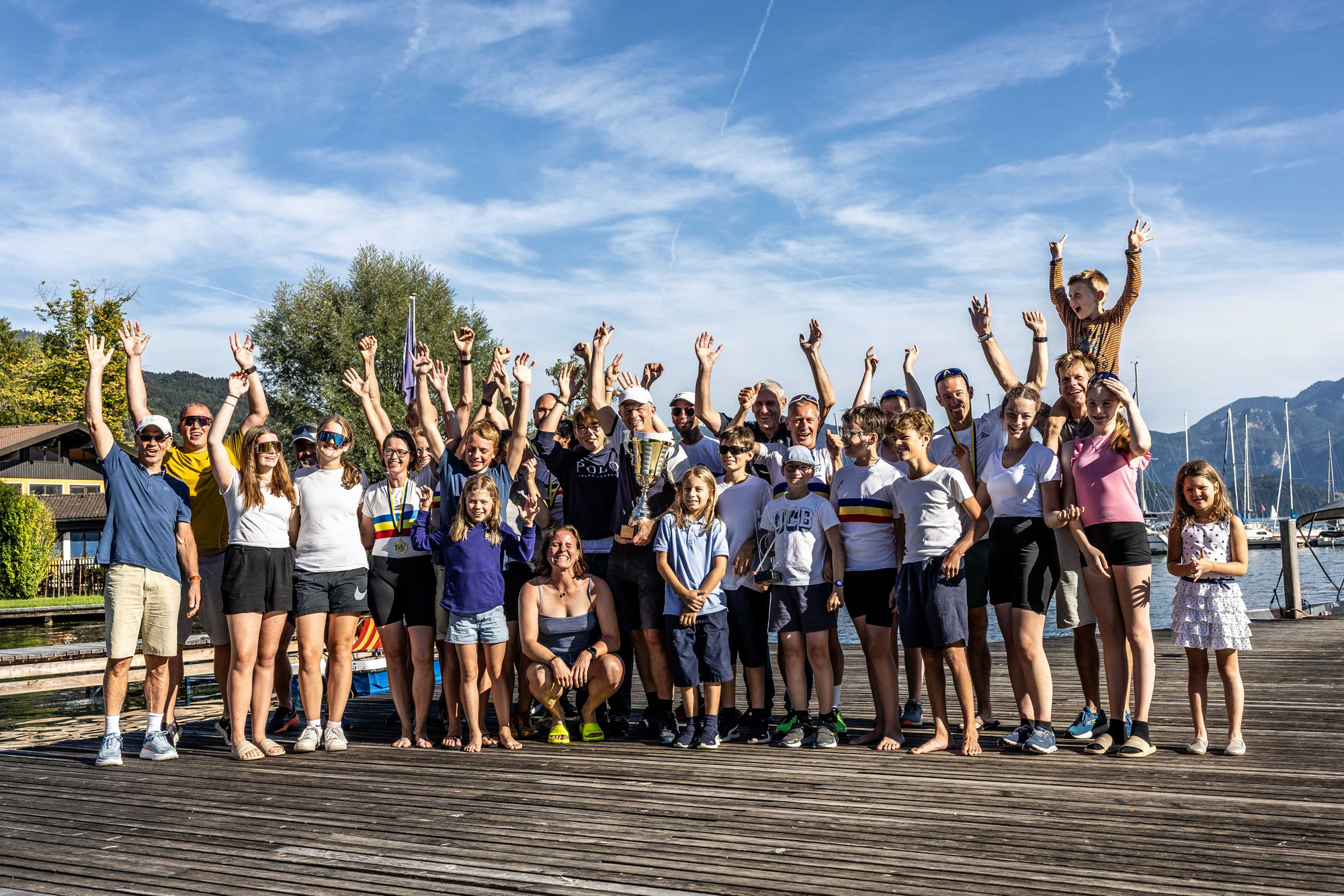 Sieg für den Gmundner Ruderverein bei der 63. 6-Seen-Regatta am Mondsee