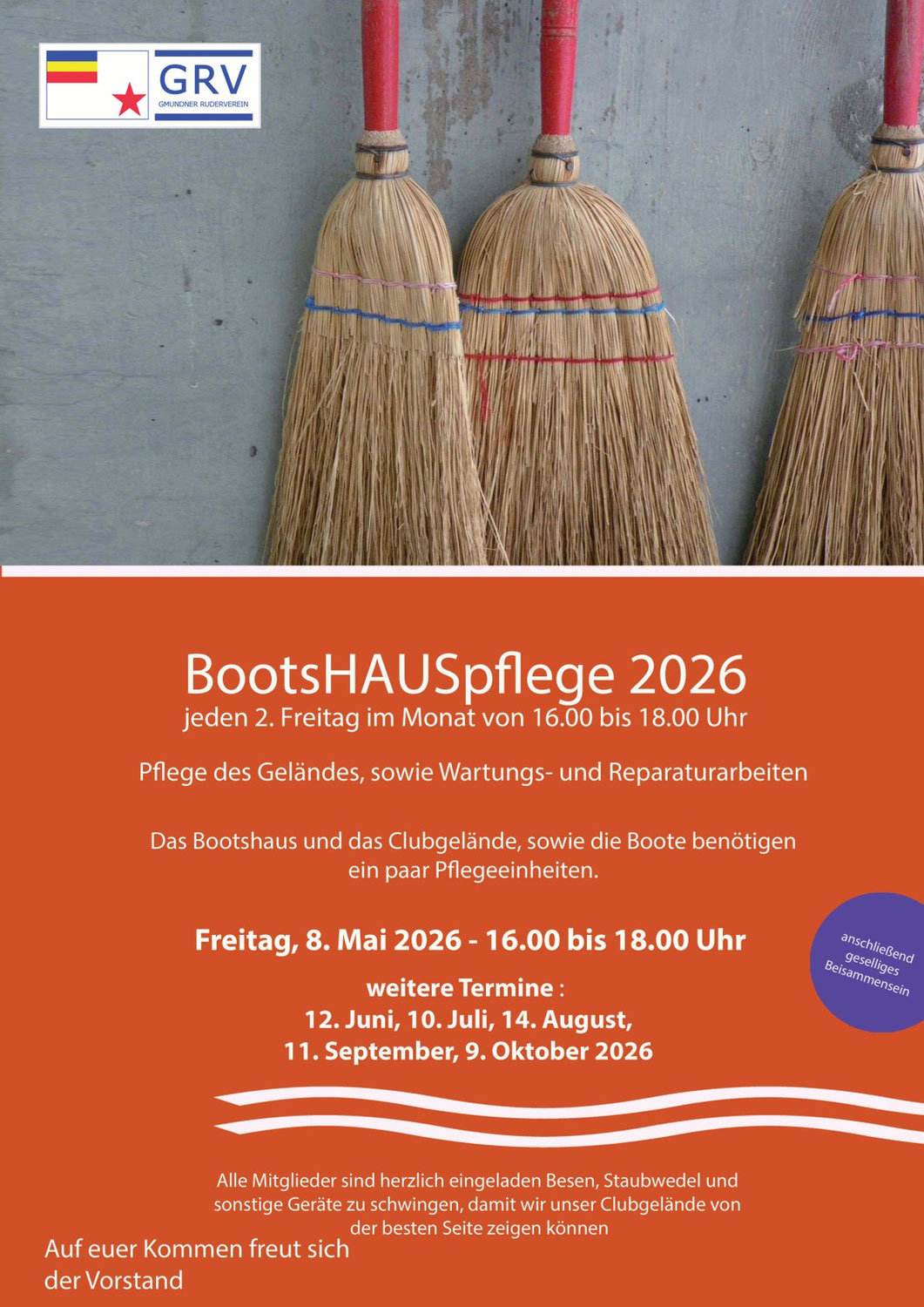 BootsHAUSpflege Termine 2026