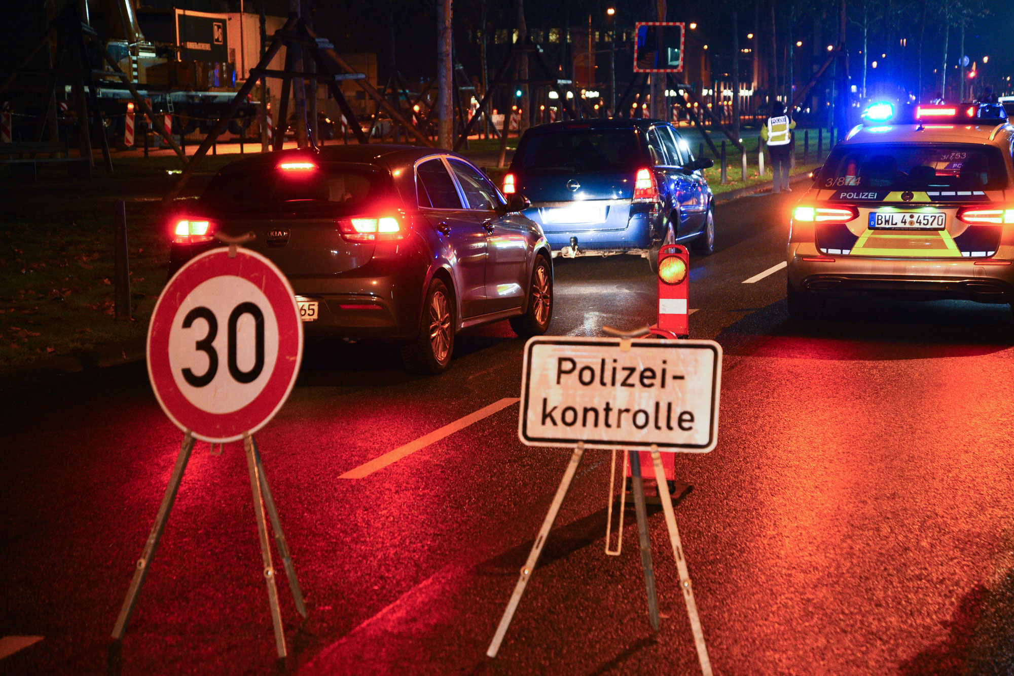 Mannheim-Rheinau: Schwerpunktkontrolle zur Bekämpfung von Alkohol- und Drogendelikten im Straßenverkehr