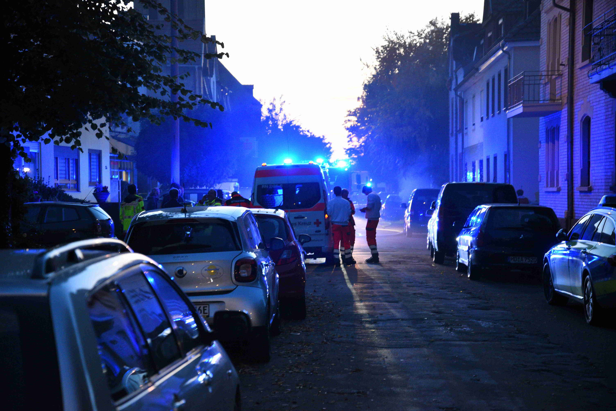 Brand im Keller eines Mehrfamilienhauses in Heidelberg ausgebrochen