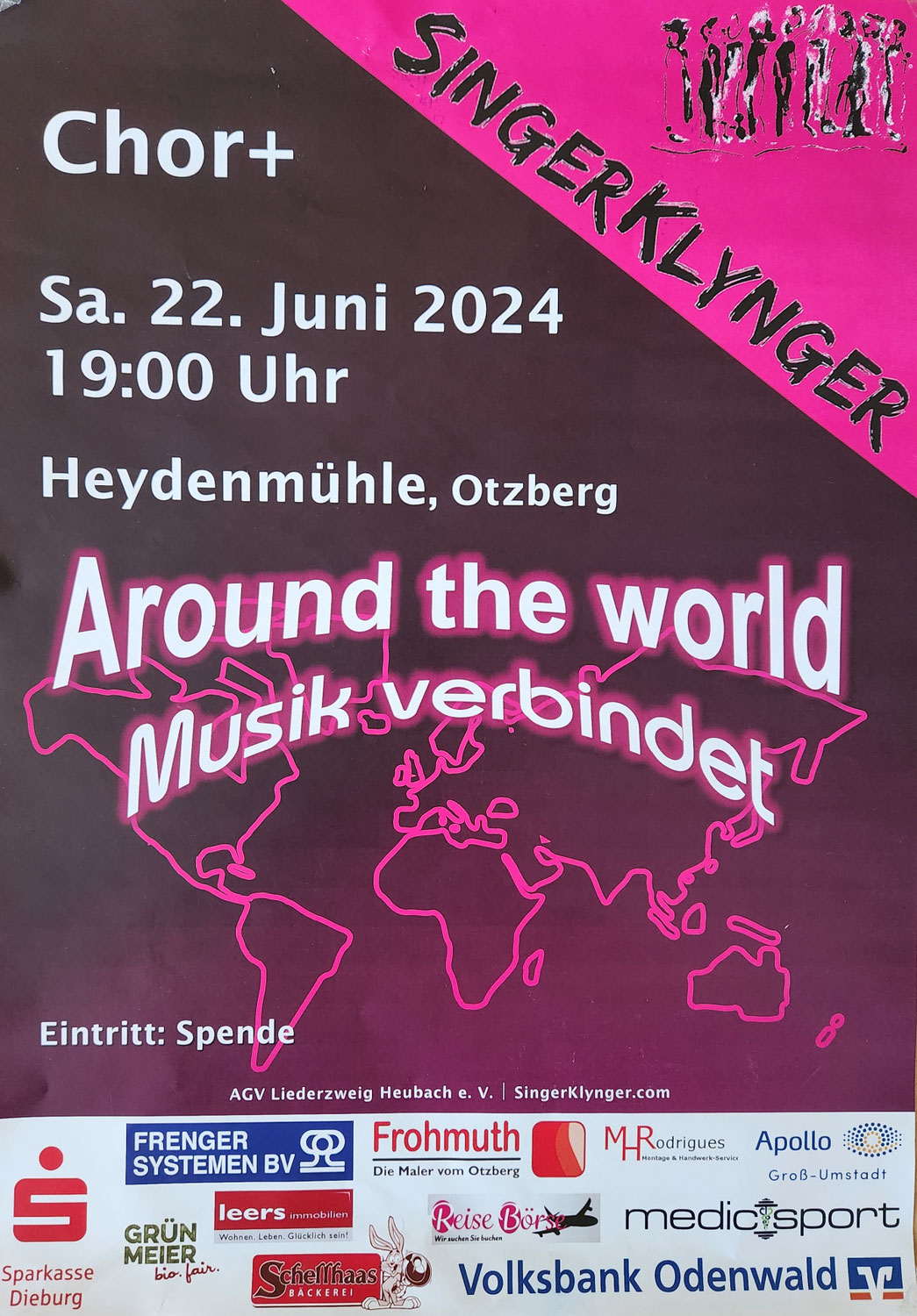 Konzert: SINGERKLYNGER 22.06.24