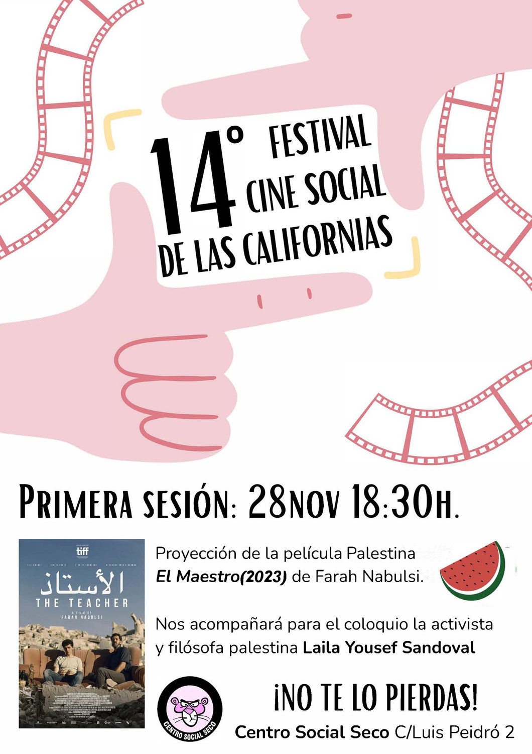 Vuelve el cine con conciencia: 14º Festival de Cine Social de las Californias en el Centro Social Seco
