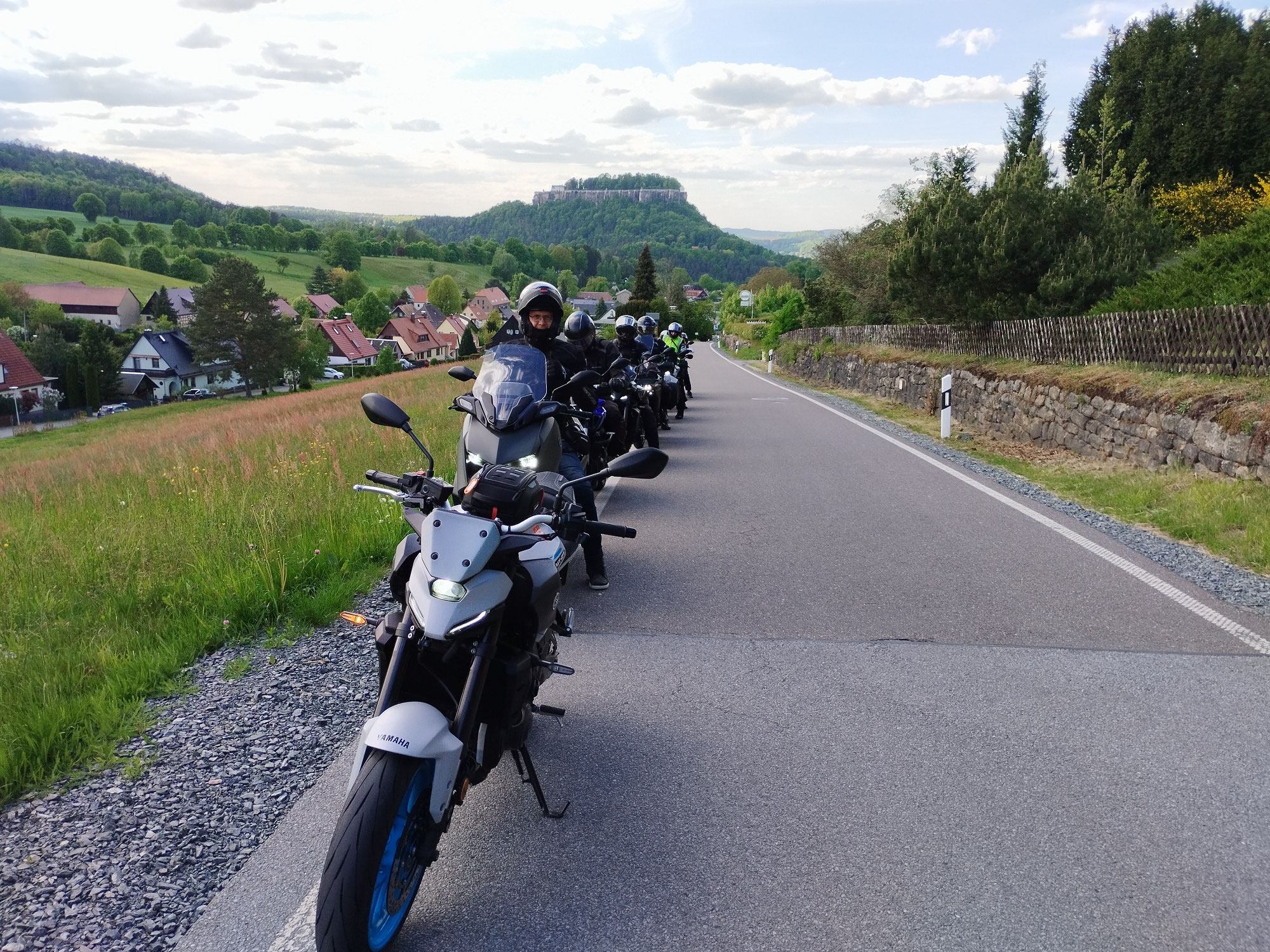 im Rückspiegel: Vergnügungstour mit Yamaha Vorführbikes