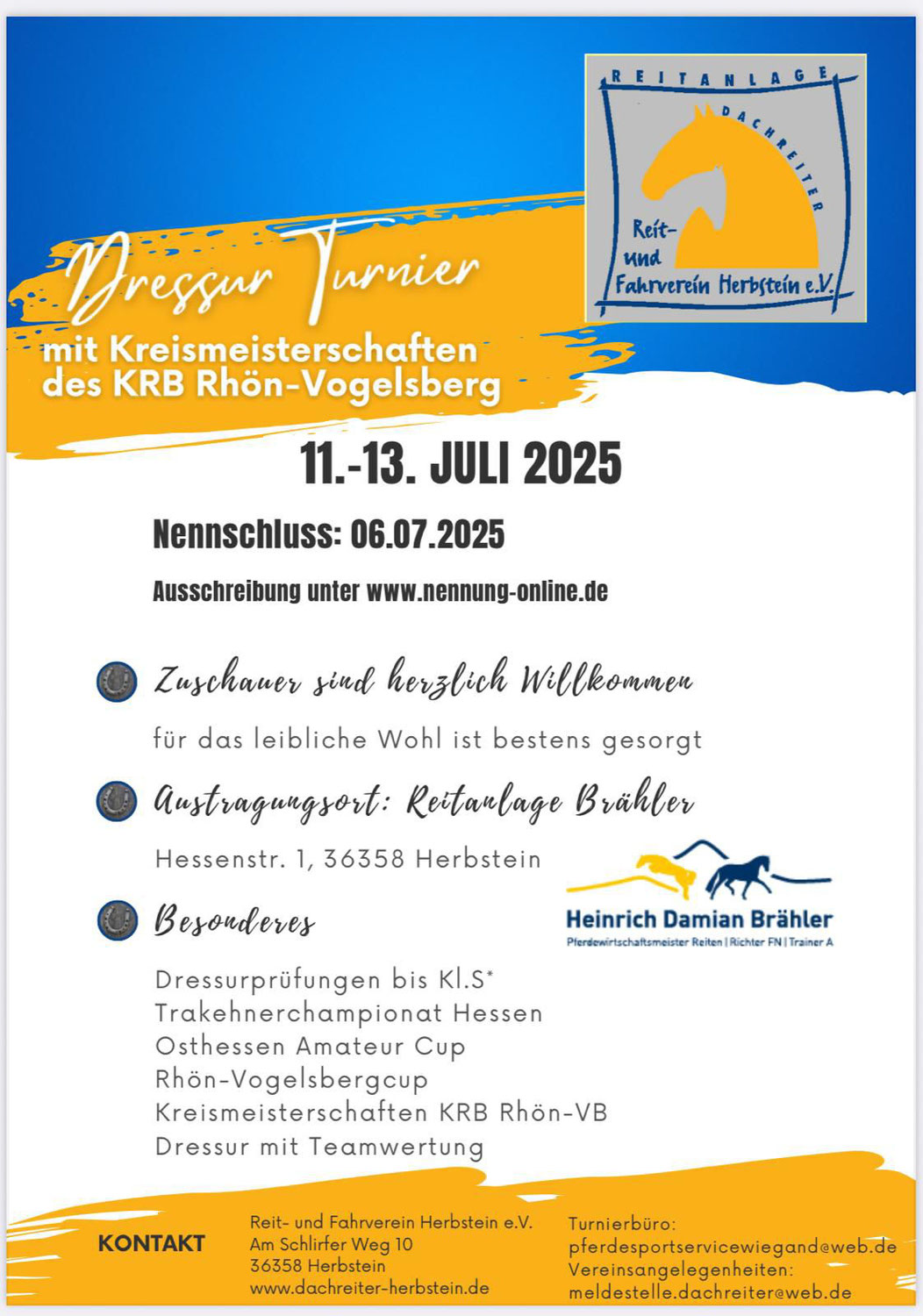 Dressurturnier 2025