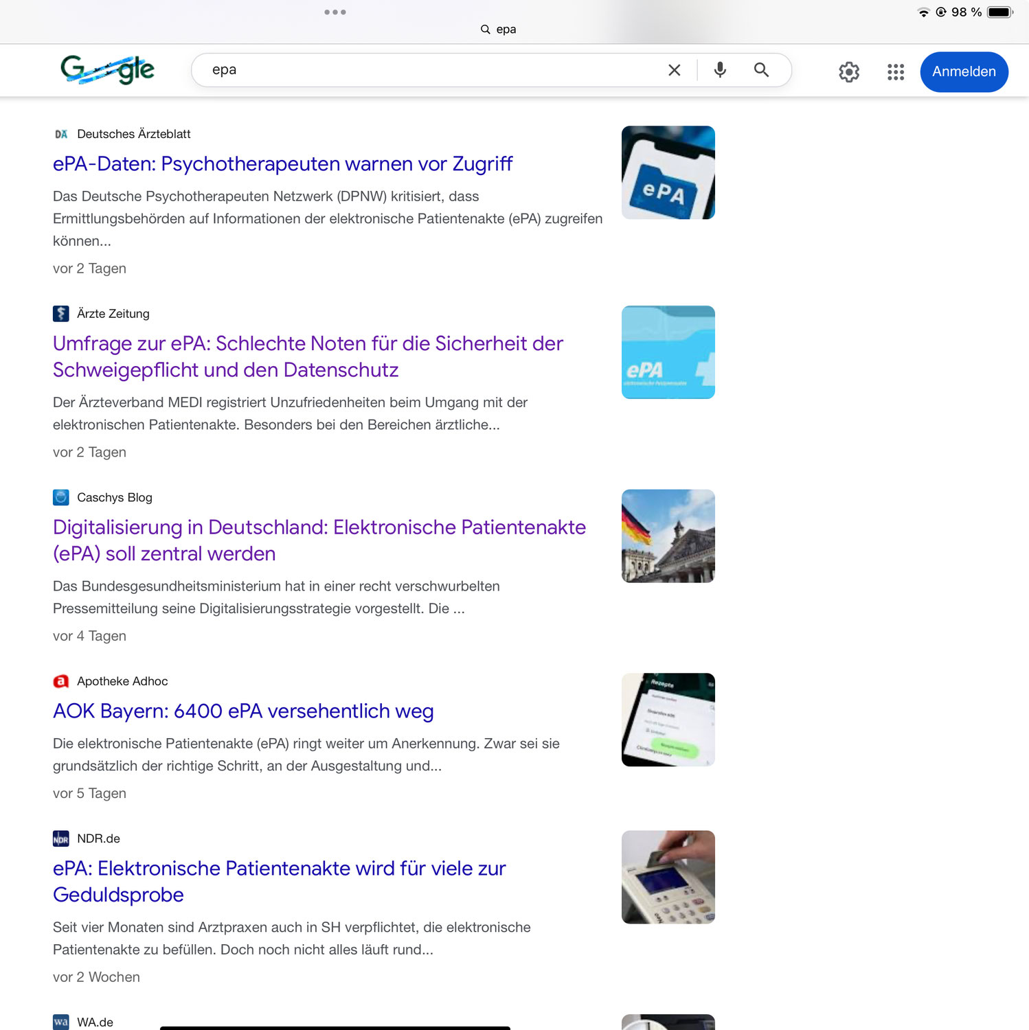 epa - ist es mein Algorithmus oder läuft es wie erwartet