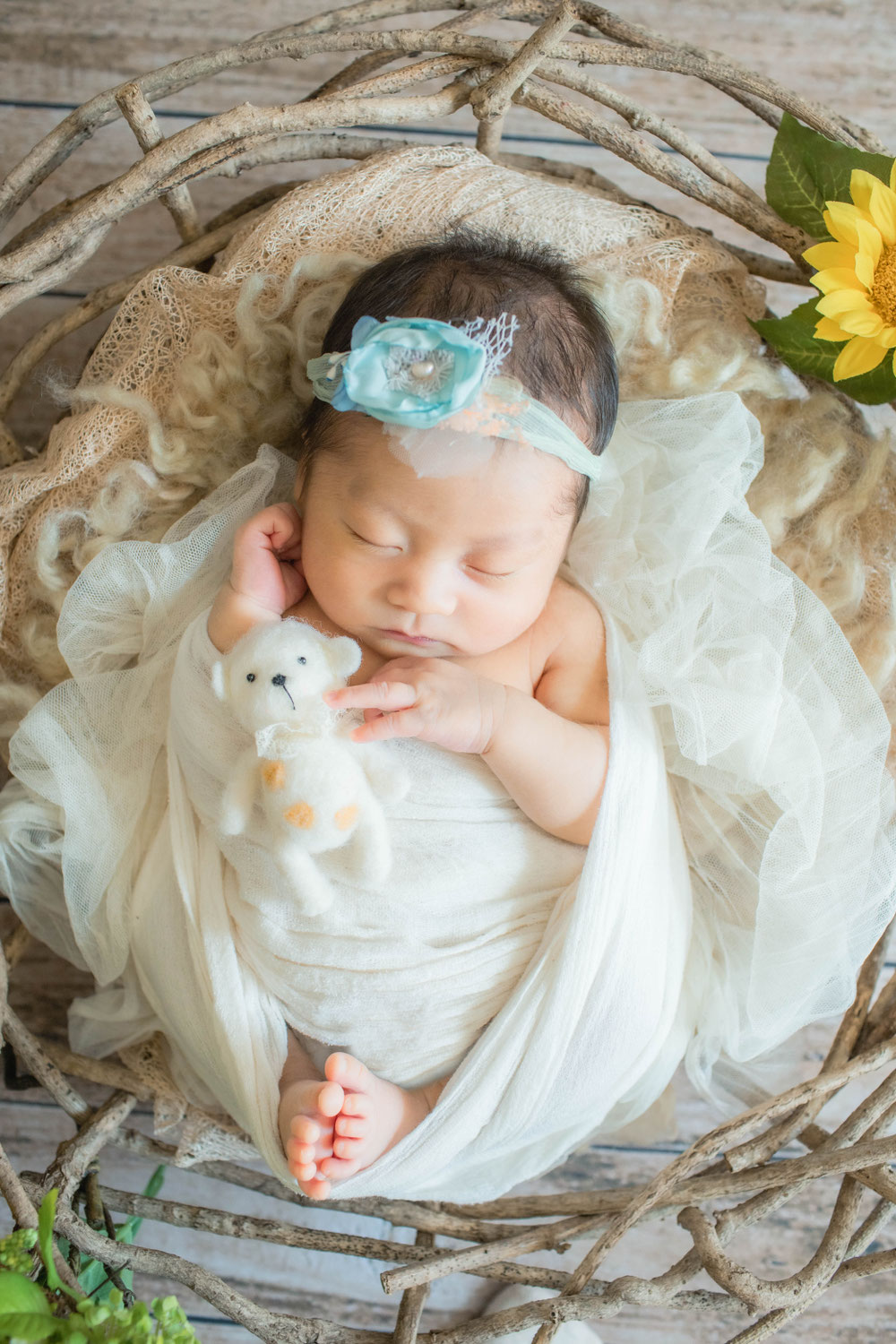 ニューボーンフォト撮影　男の子Baby