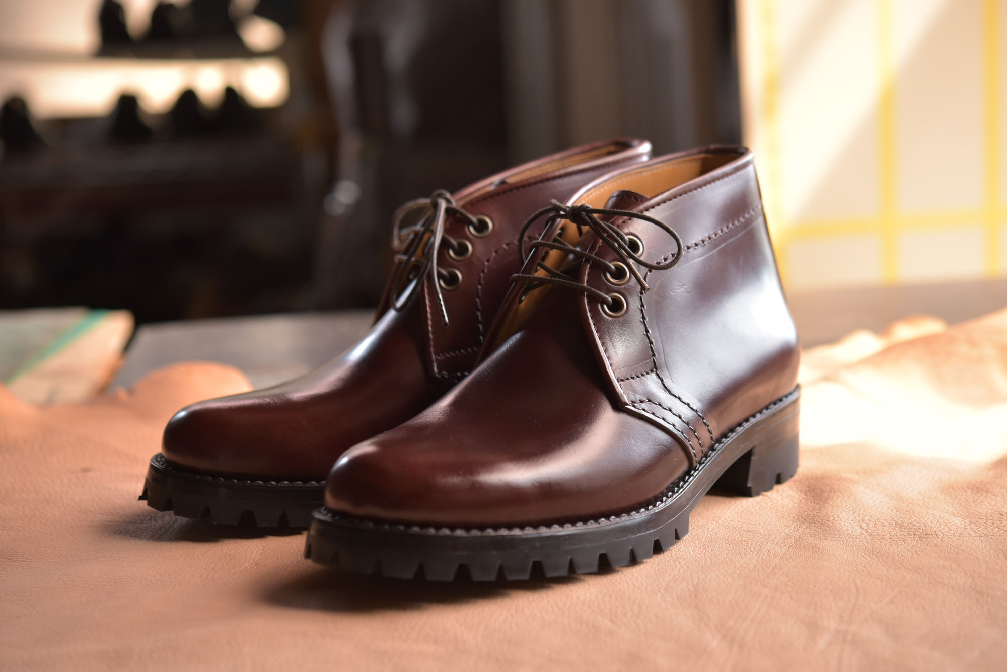 チャッカーブーツ・紳士靴(紳士靴168)