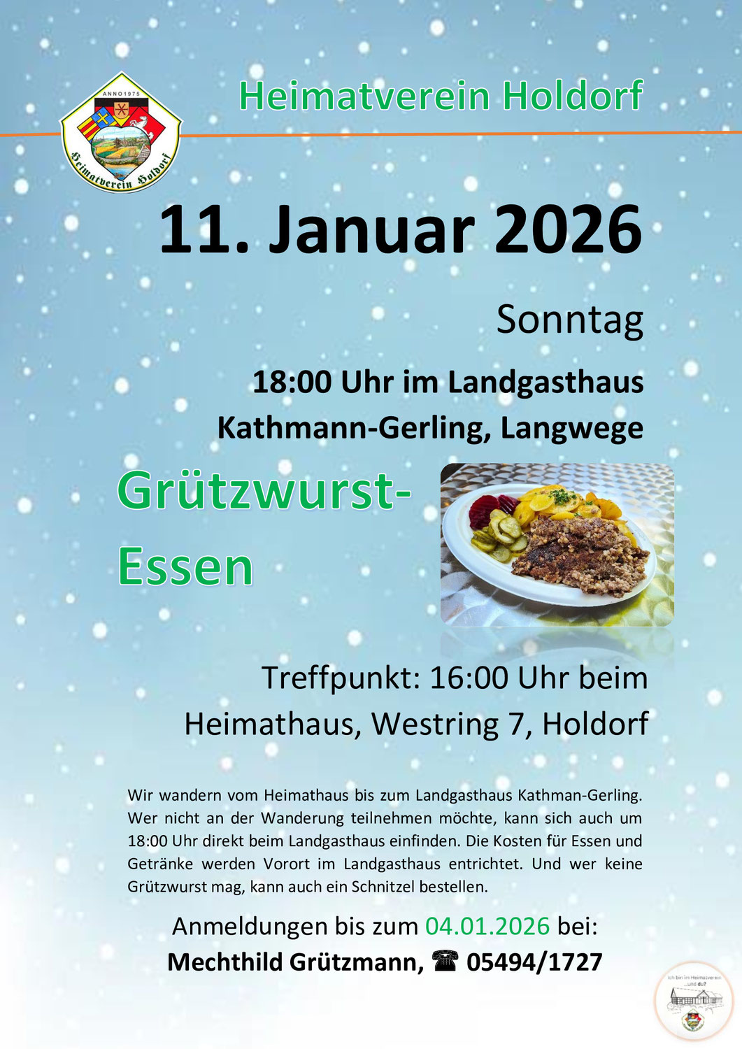Grützwurstessen 2026