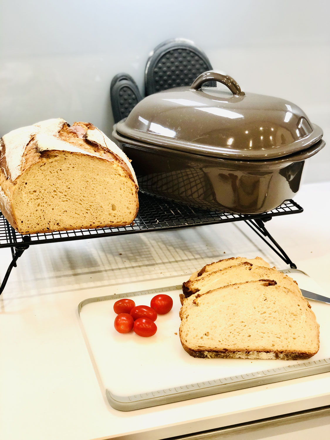 Joghurt Dinkel Knusperbrot aus dem Ofenmeister von Pampered Chef