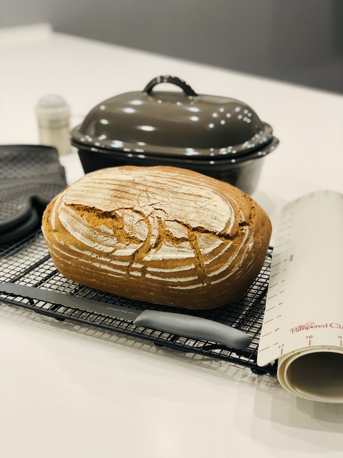 VitaMalz Brot gebacken im Ofenmeister von Pampered Chef®