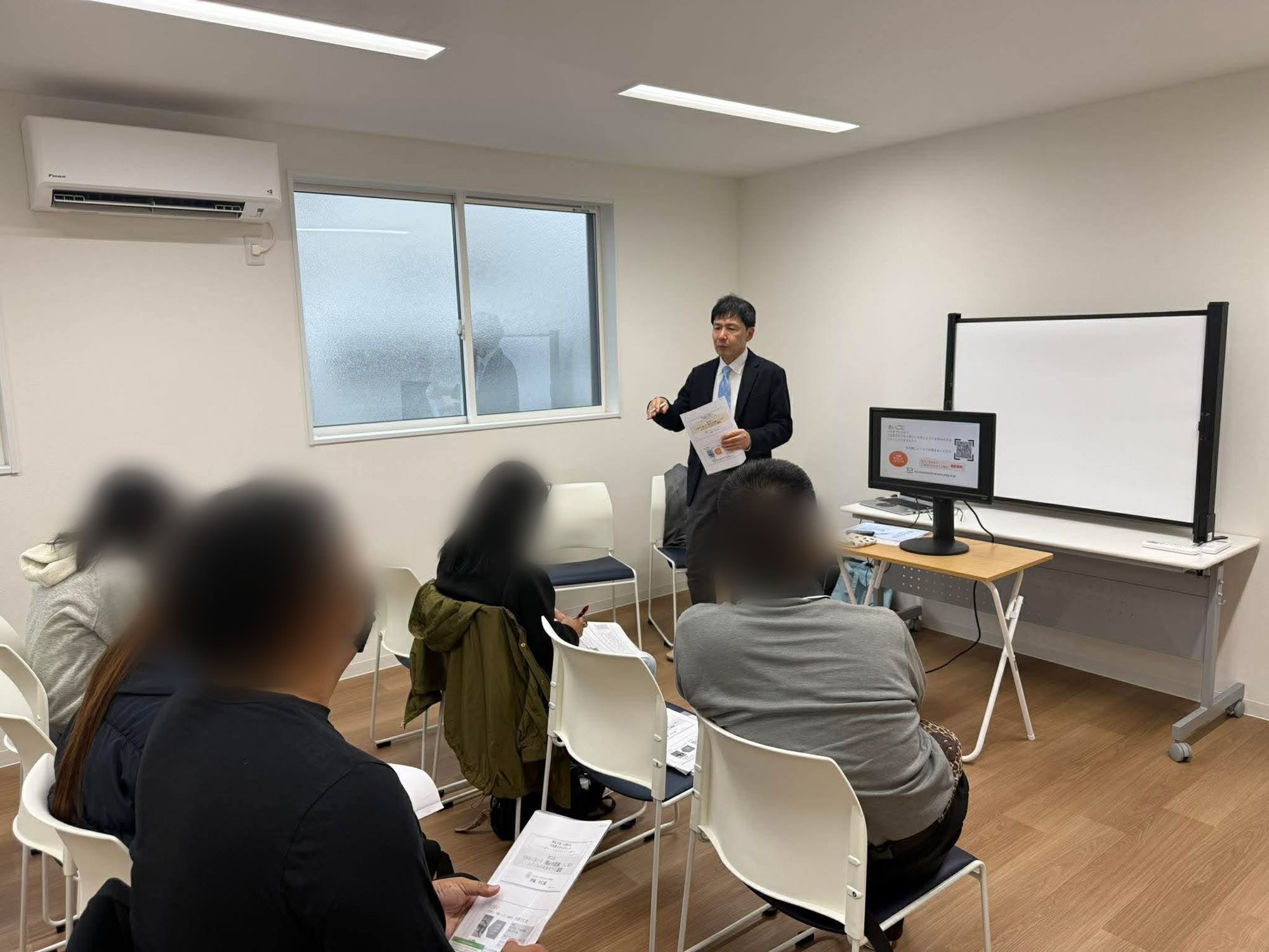NPO法人クオーレ様でのセミナー第一弾　「親心の記録」「遺言」