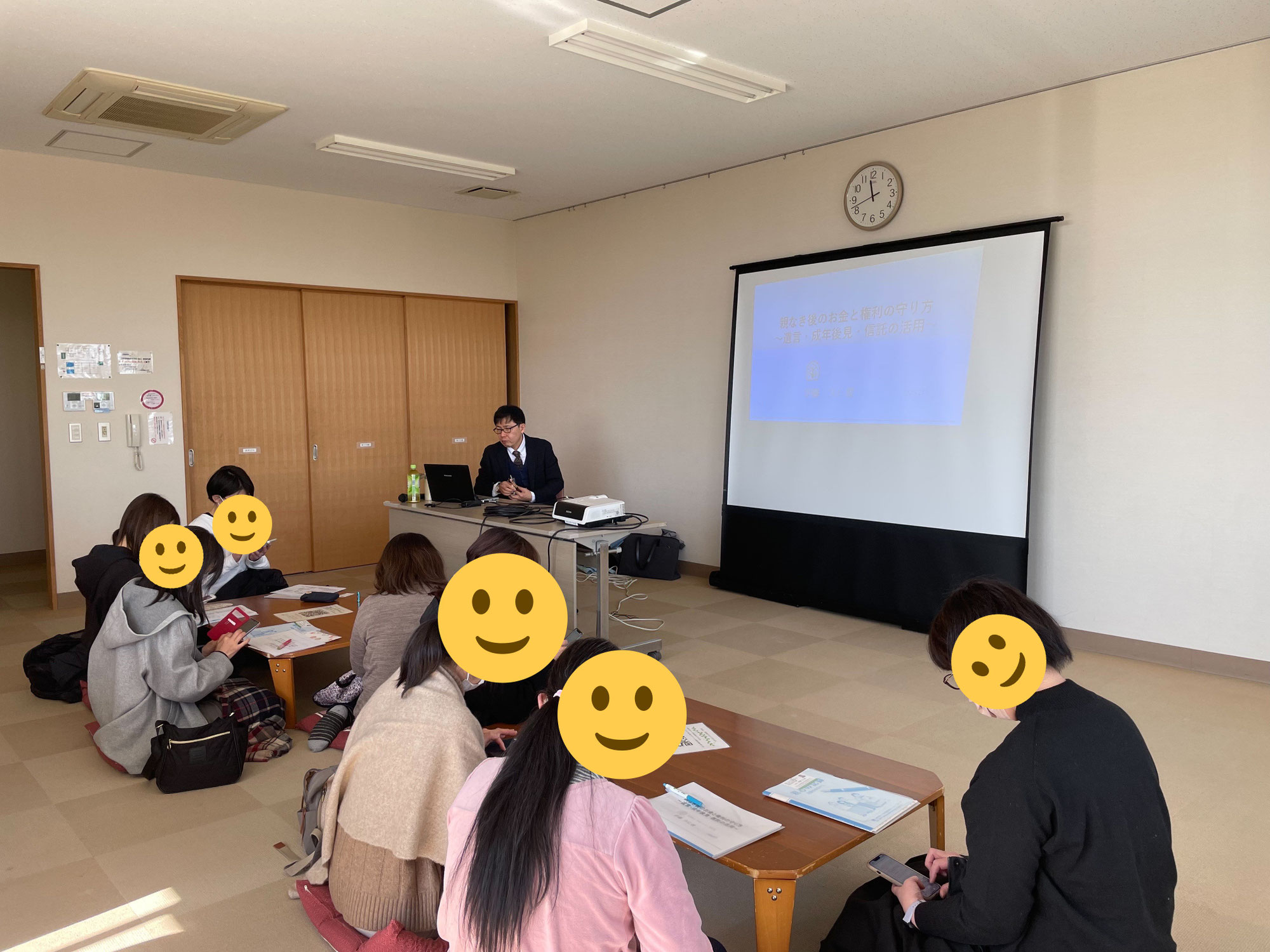 育成会様でお話させていただきました！