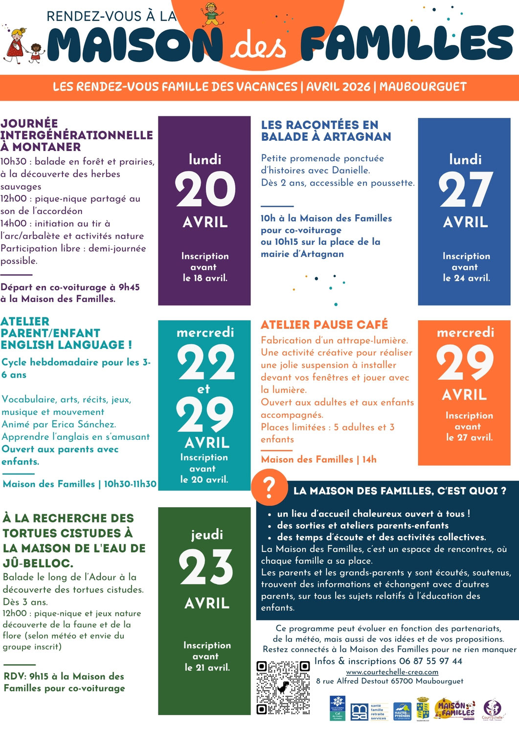 Des vacances d'avril vitaminées à la Maison des Familles !