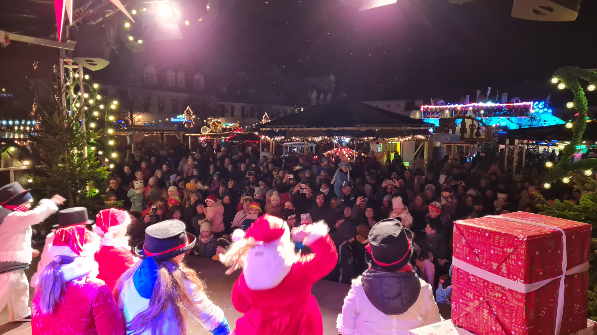Der Heele-Christ-Markt in Bernburg wurde heute eröffnet