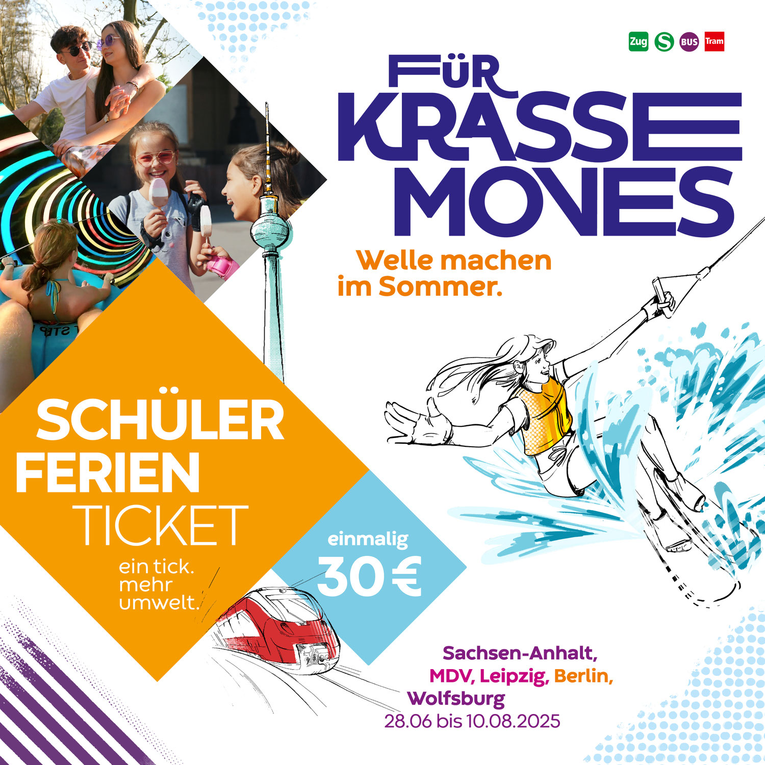 Schülerferienticket 2025 – Mobil durch ganz Sachsen-Anhalt